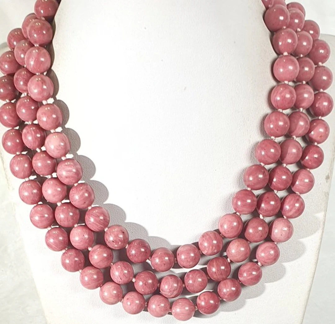 Natural Rhodonite from Tanzania - VERY LONG - Energy of...