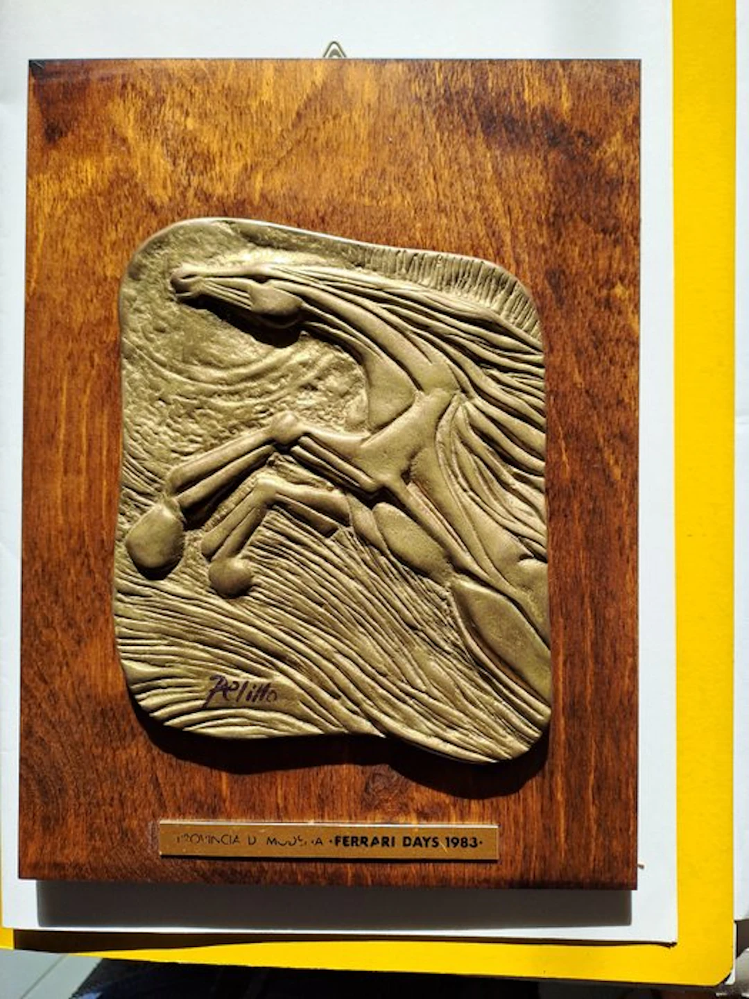 bas-relief - Opera del Prof. Roberto Pelillo - 1983