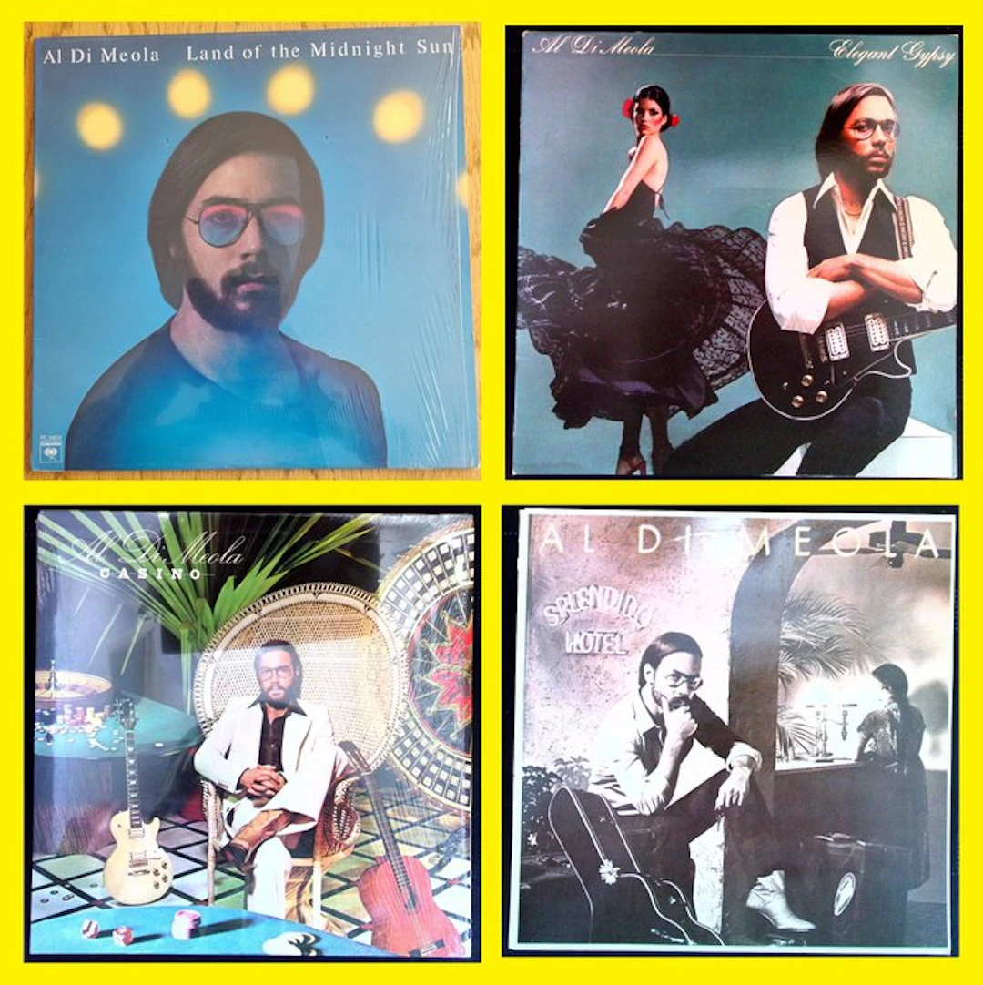 Al Di Meola - lot of his 4 earliest releases (LP's)...