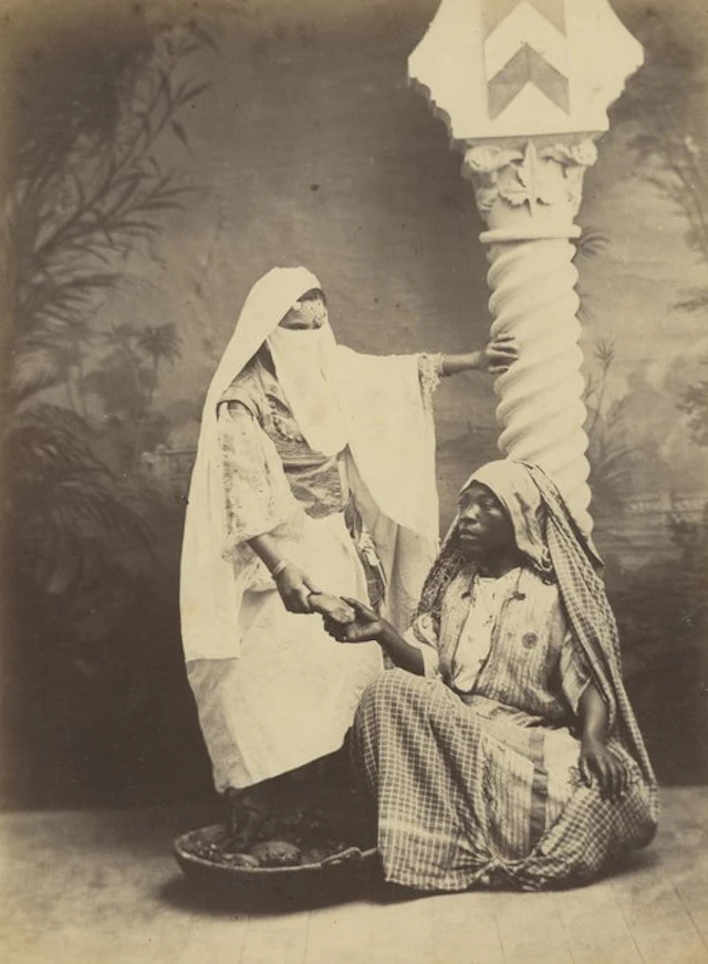 Attr. P. Sebah (XIX) - Marchandes de pain, Egypte