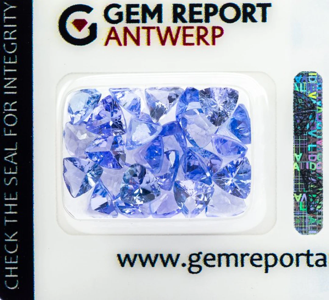 No reserve price - 23 pcs Tanzanite - 9.82 ct - Gem...