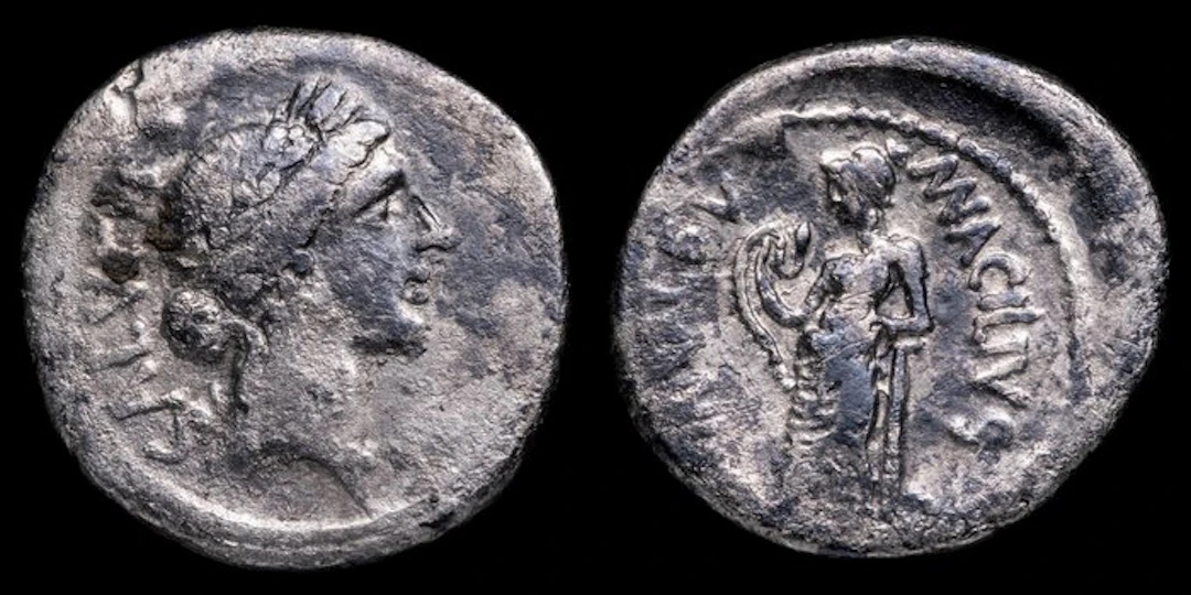 Roman Republic. Mn. Acilius Glabrio, 49 BC. Denarius Rome (No reserve price)