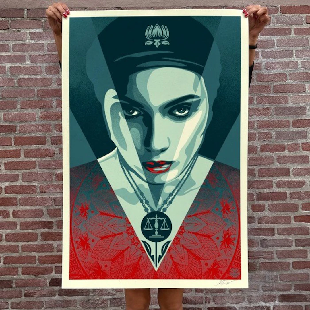 Shepard Fairey (OBEY) (1970) - Justice Woman