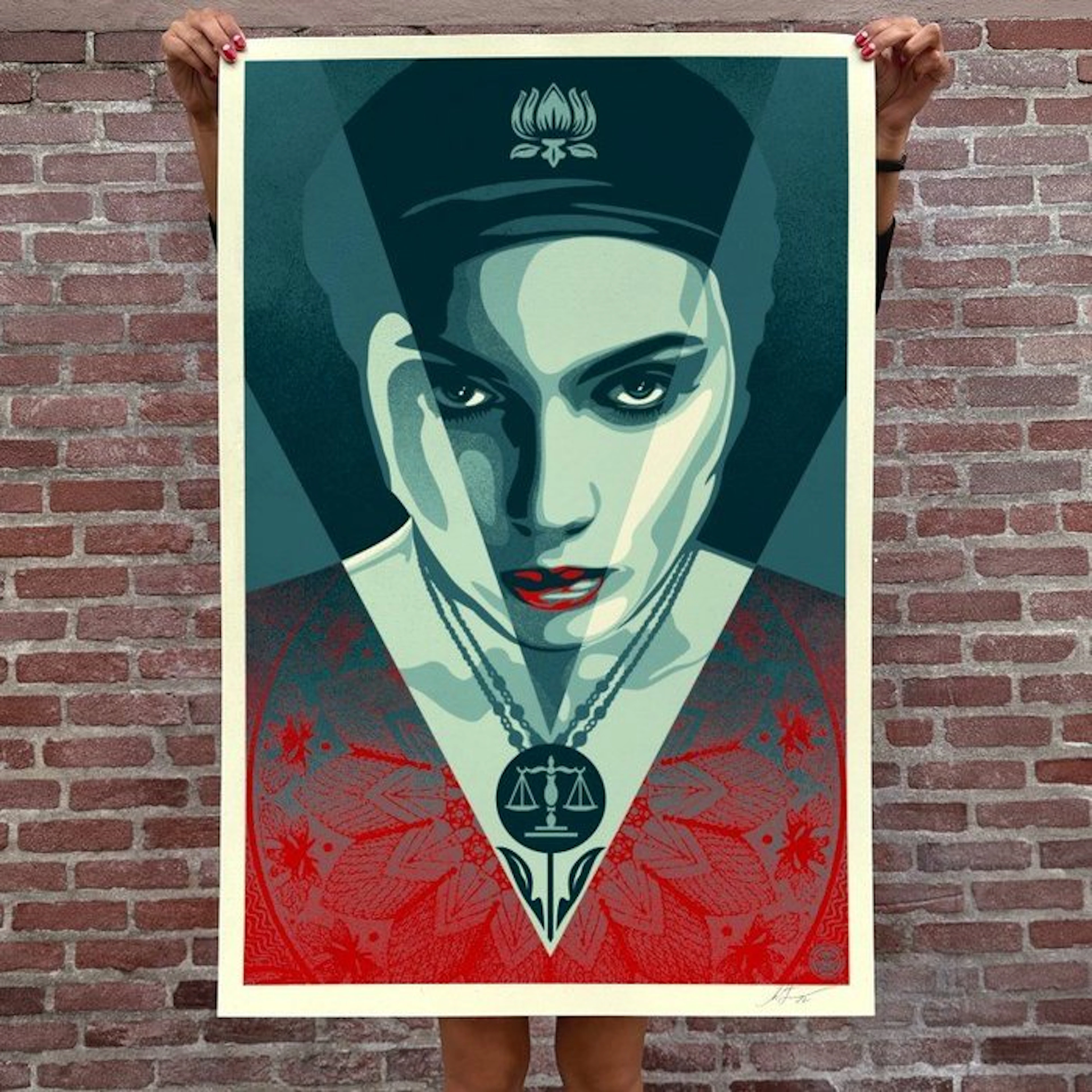Shepard Fairey (OBEY) (1970) - Justice Woman