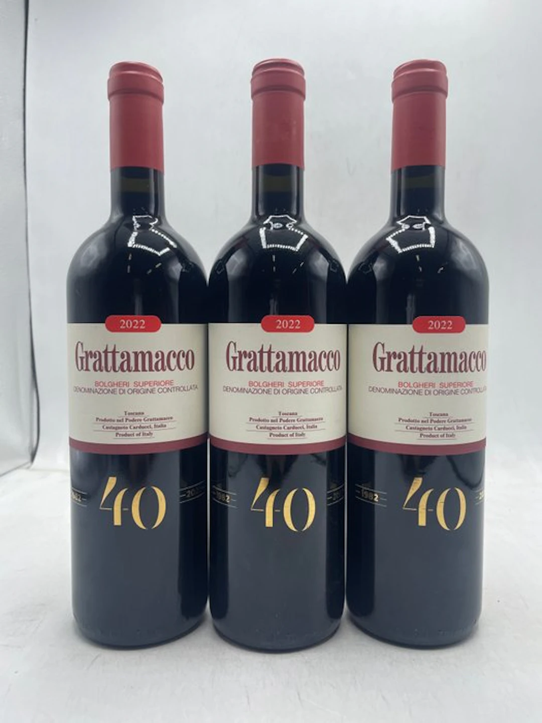 2022 Grattamacco - Bolgheri Superiore - 3 Bottles (0.75L)