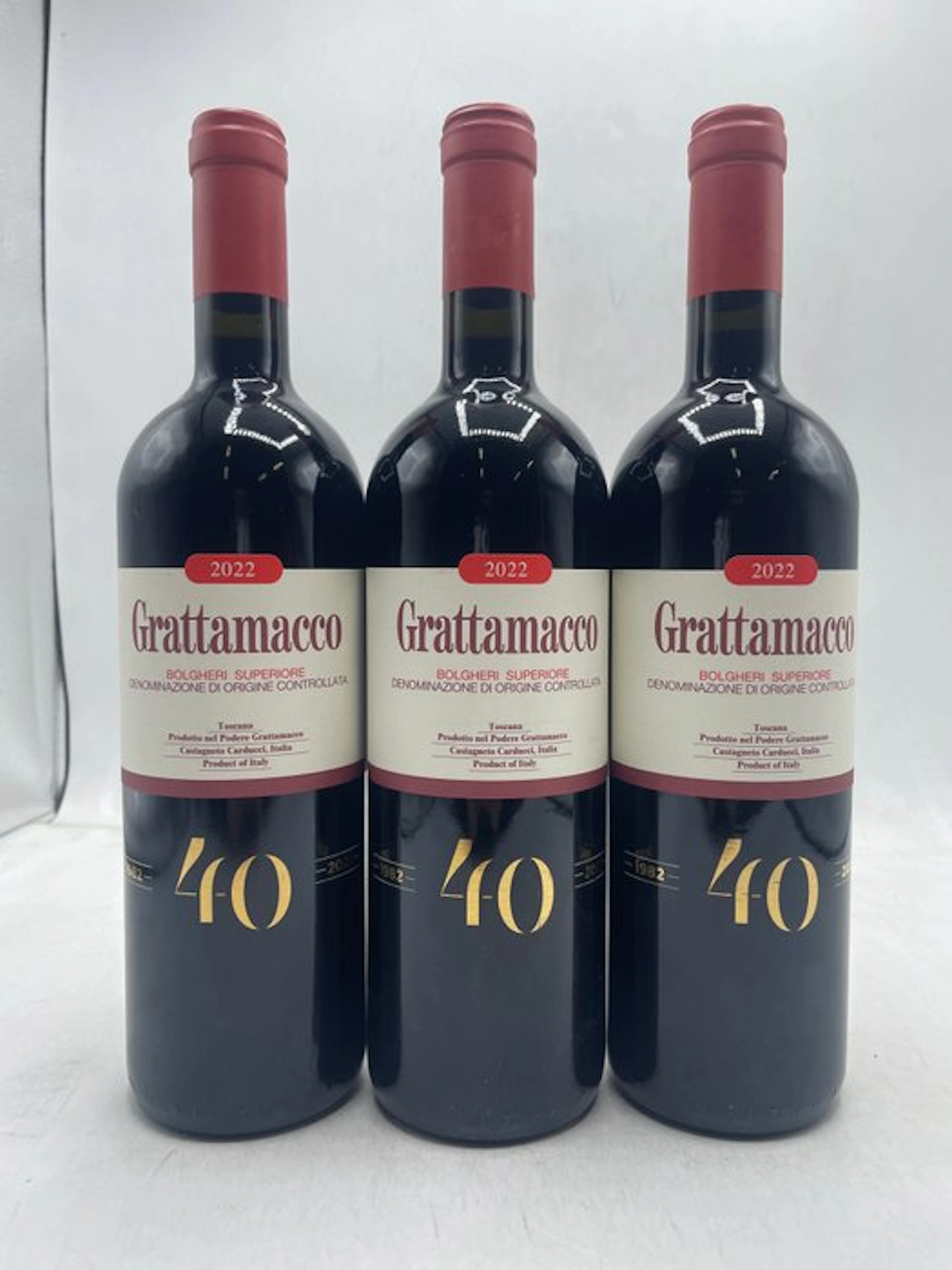 2022 Grattamacco - Bolgheri Superiore - 3 Bottles (0.75L)
