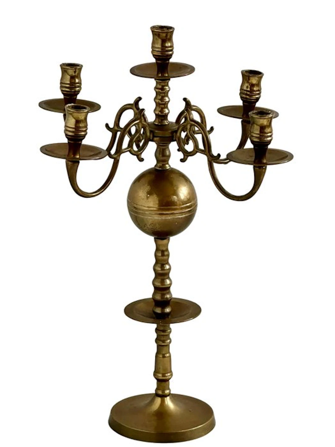 Candelabrum - Brass - Candelabra with Five Arms - 45.5 cm