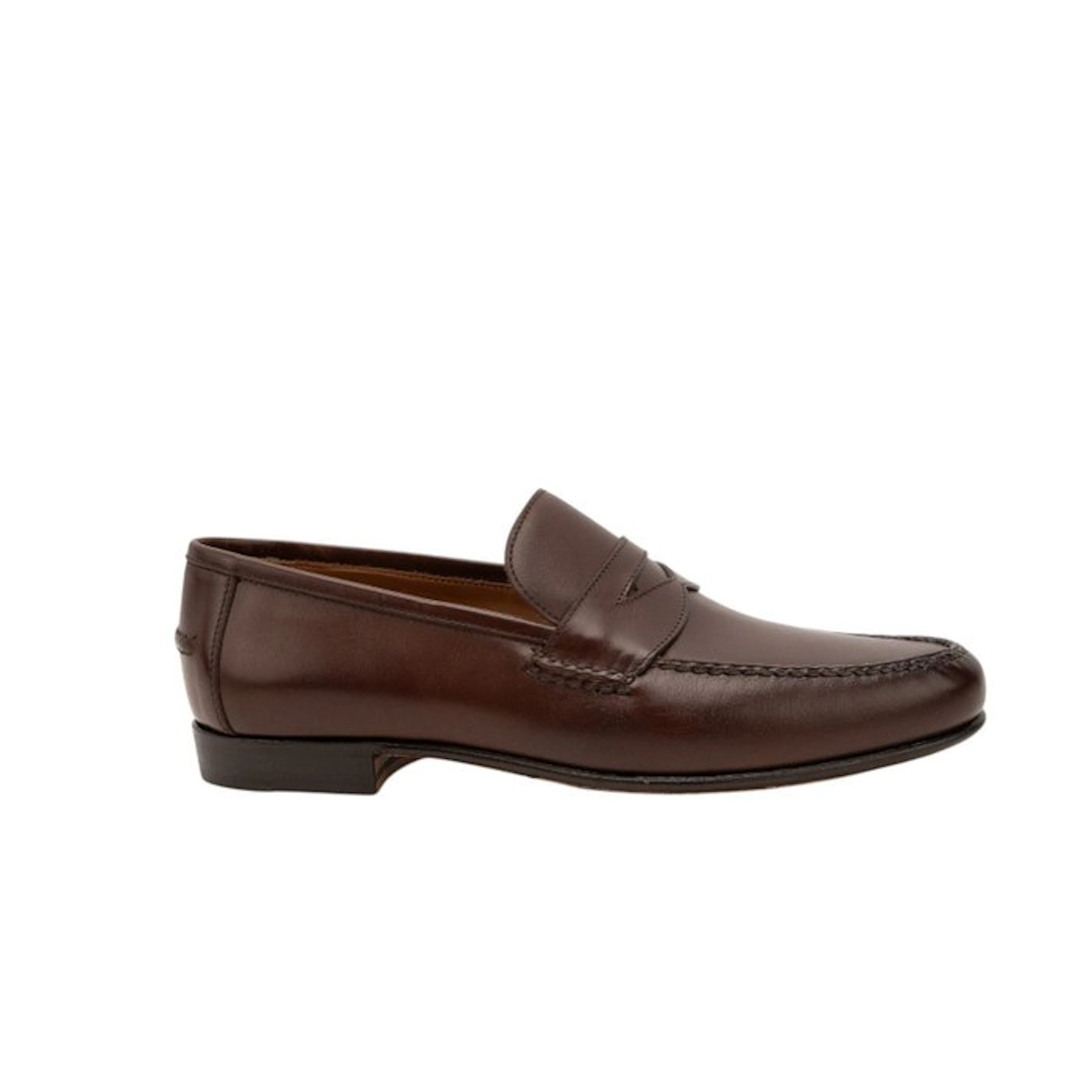 EDWARD GREEN - 5 UK - 39 IT - Leather Penny Loafer Shoes...
