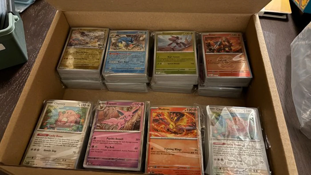 Pokémon - 1200 Bulk cards Foil - Mega Evolution