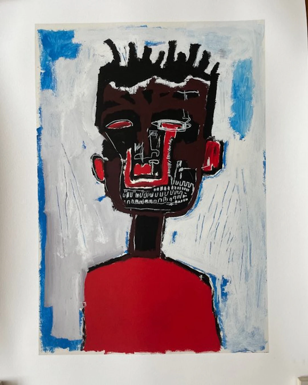 Jean-Michel Basquiat - (1960-1988) Self Portrait 1984