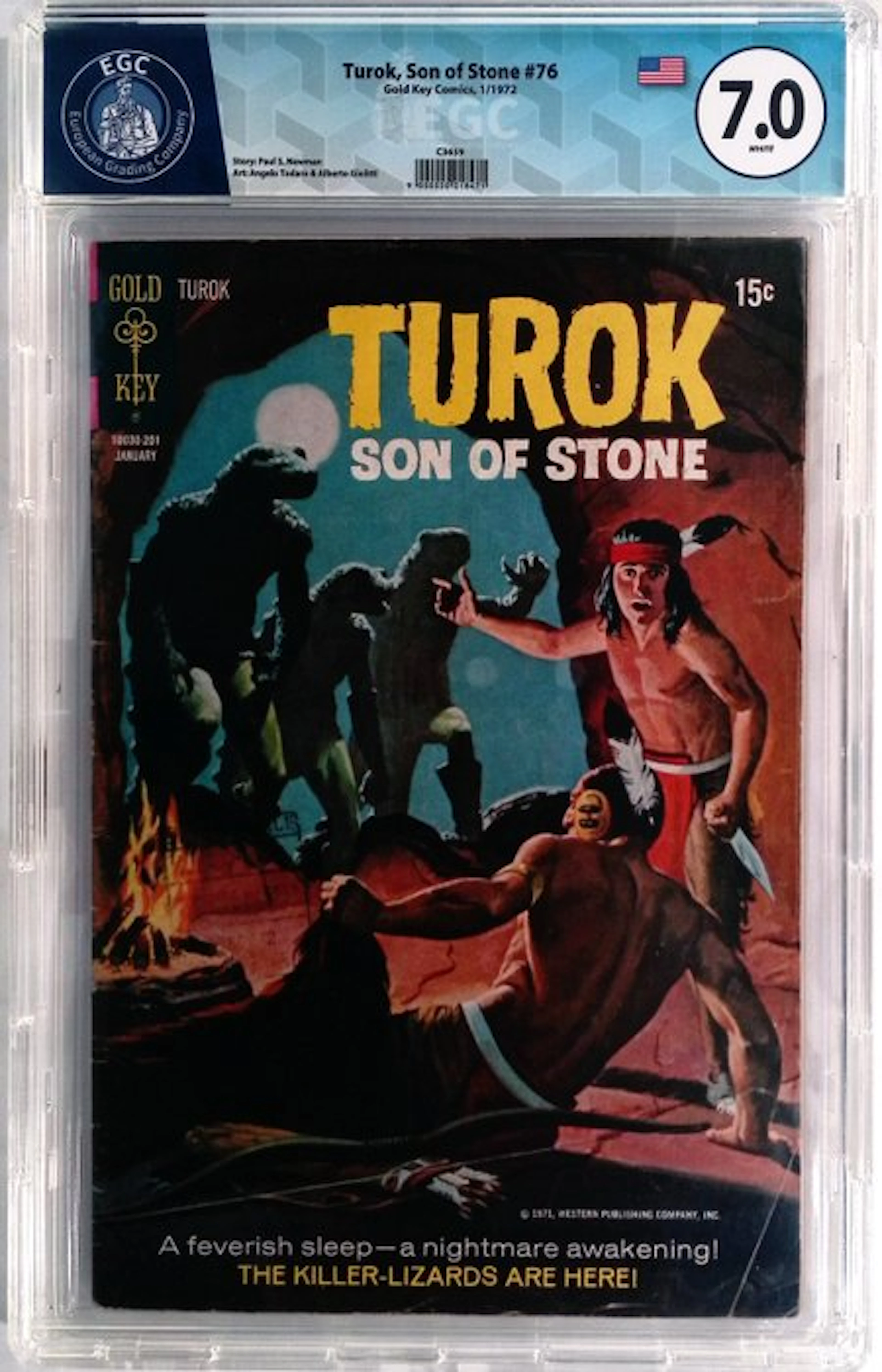 Turok, Son of Stone #76 - EGC 9.8 - 1 Graded comic - First edition - 1972