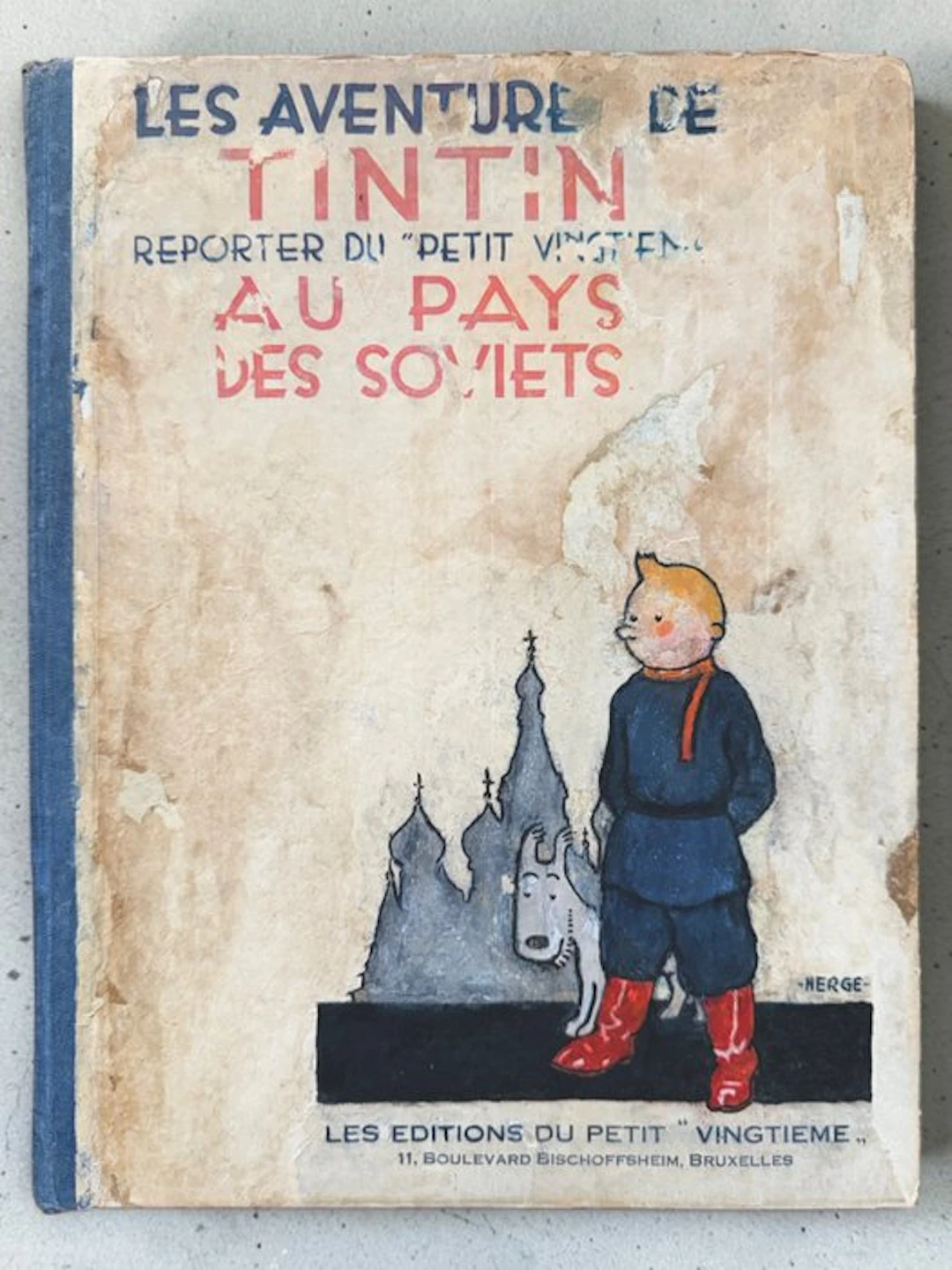 Tintin T1 - Au Pays des Soviets - 2e plat blanc - 6e...