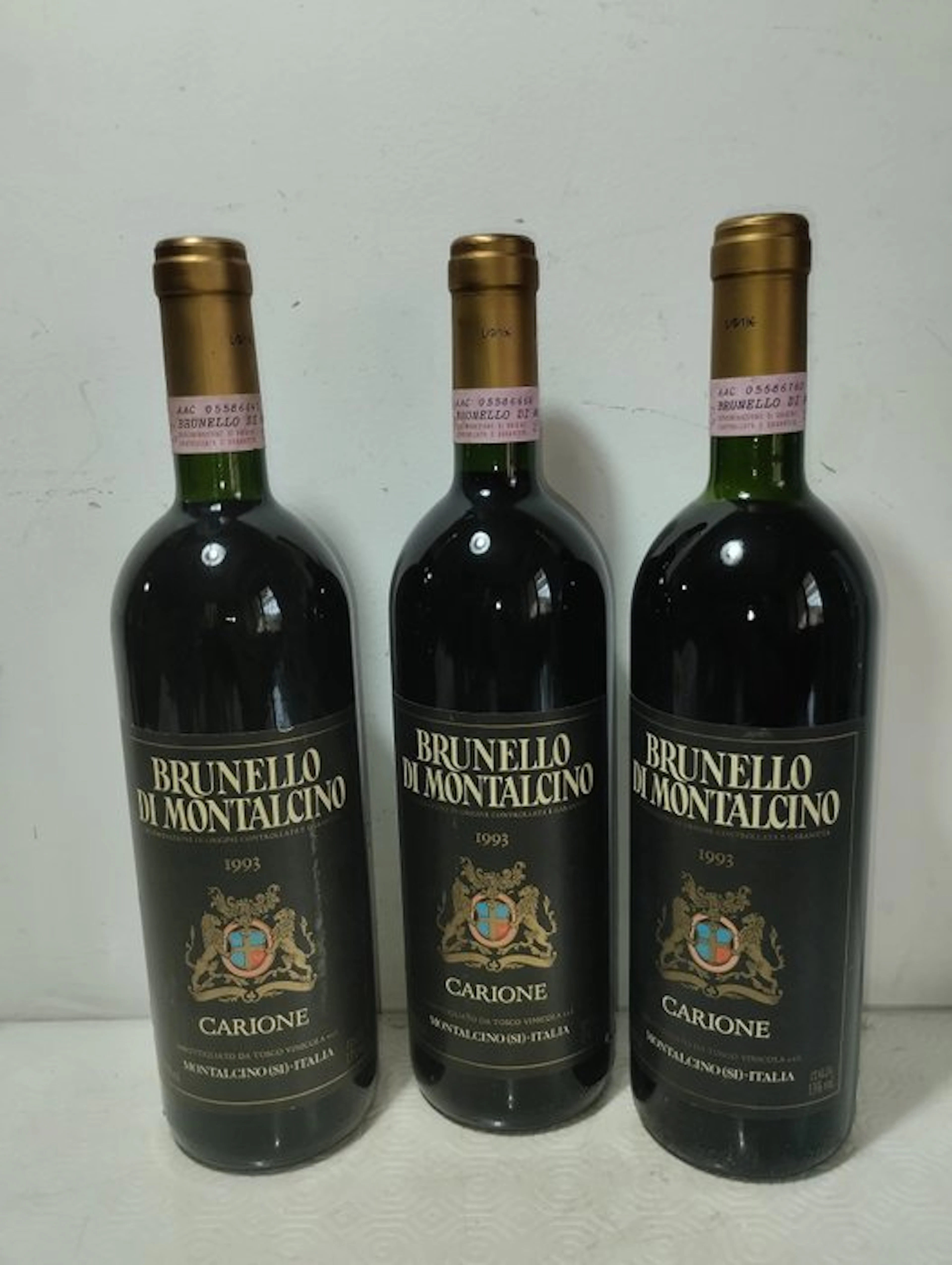 1993 Carione Brunello di Montalcino - Tuscany - 3 Bottles (0.75L)