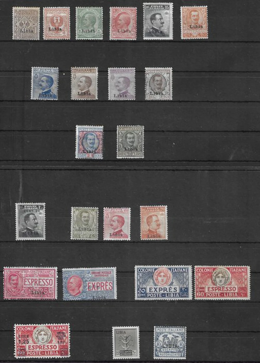 Italian Libya - Several complete series of ordinary mail - one very rare -
