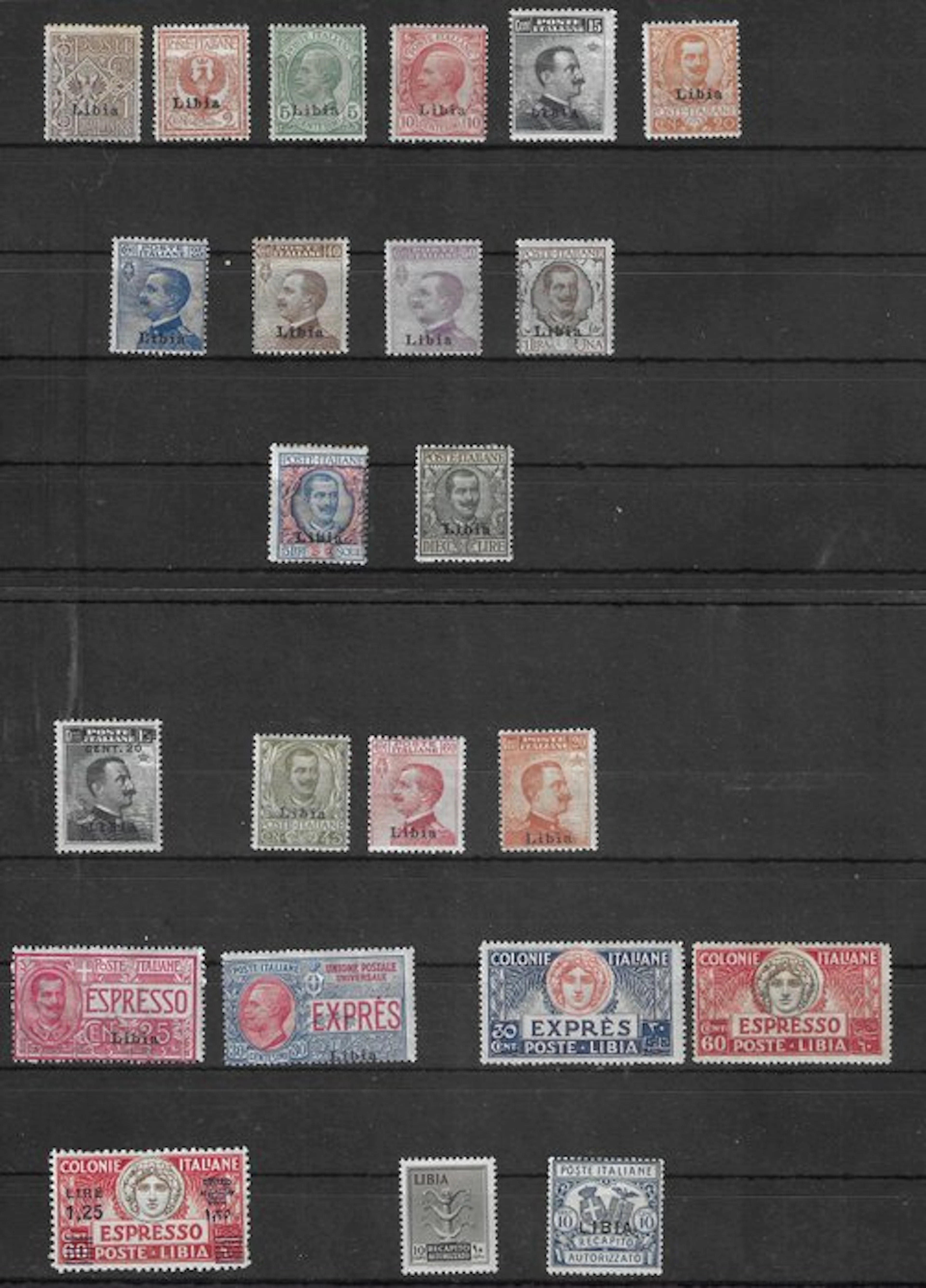 Italian Libya - Several complete series of ordinary mail - one very rare -
