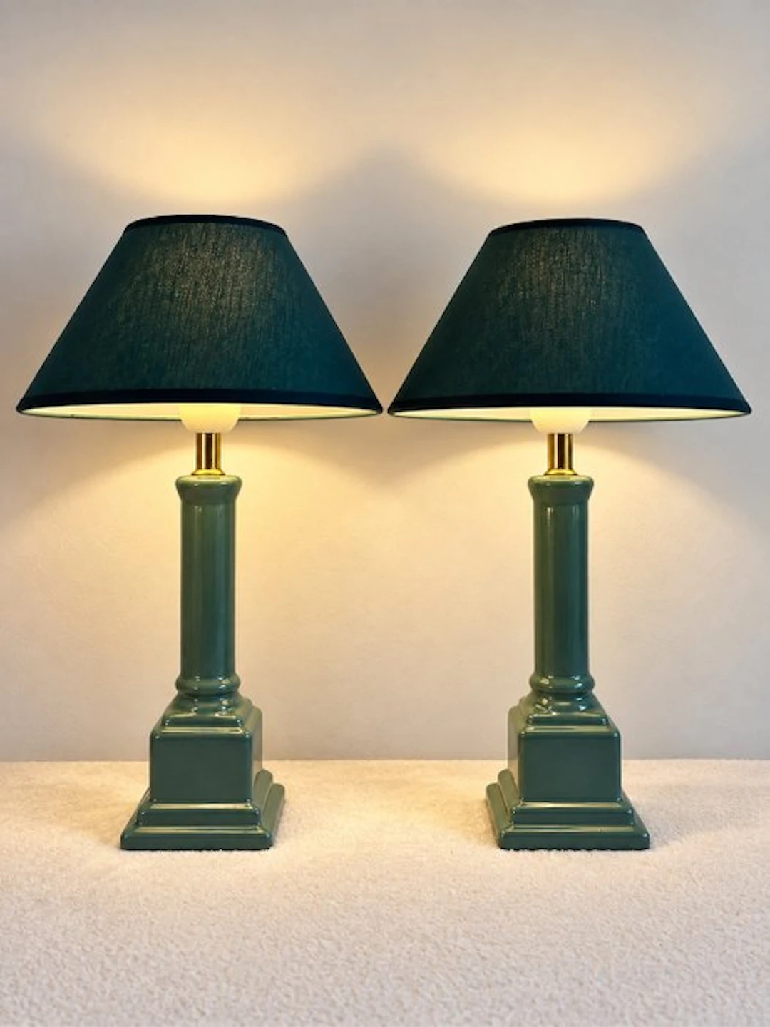 Happylight - Table lamp (2) - Brass, Plastic