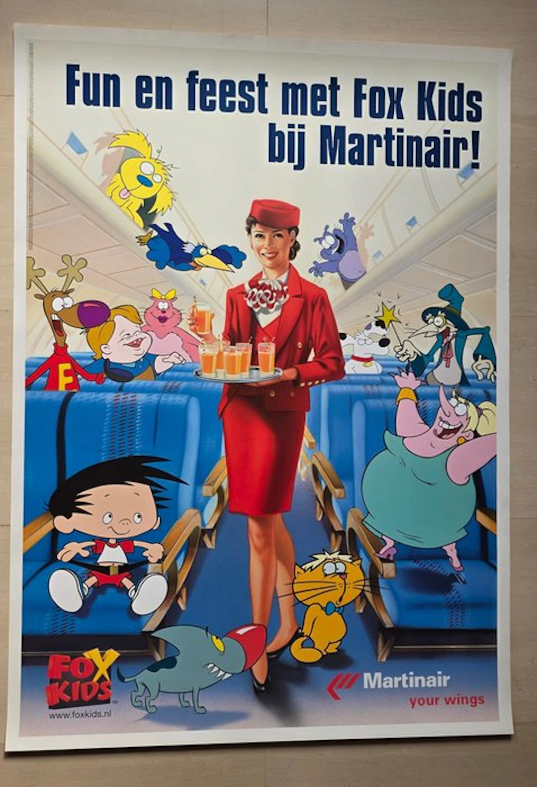 Sylvan Steenbrink - Martinair - Fun en feest met Fox Kids bij Martinair!