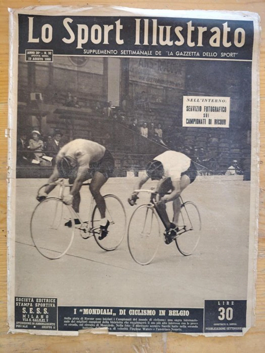Ciclismo - Fausto Coppi - The Illustrated Sport – 15 cycling magazines – Coppi