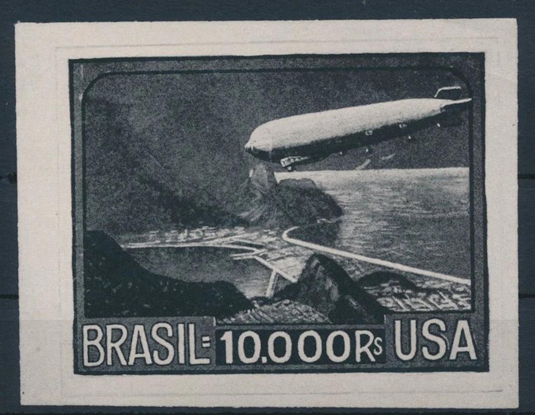 Brazil 1930 - Zeppelin - Essay in oversize