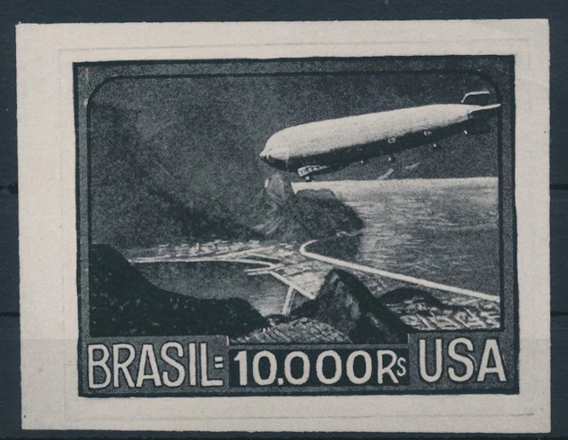 Brazil 1930 - Zeppelin - Essay in oversize