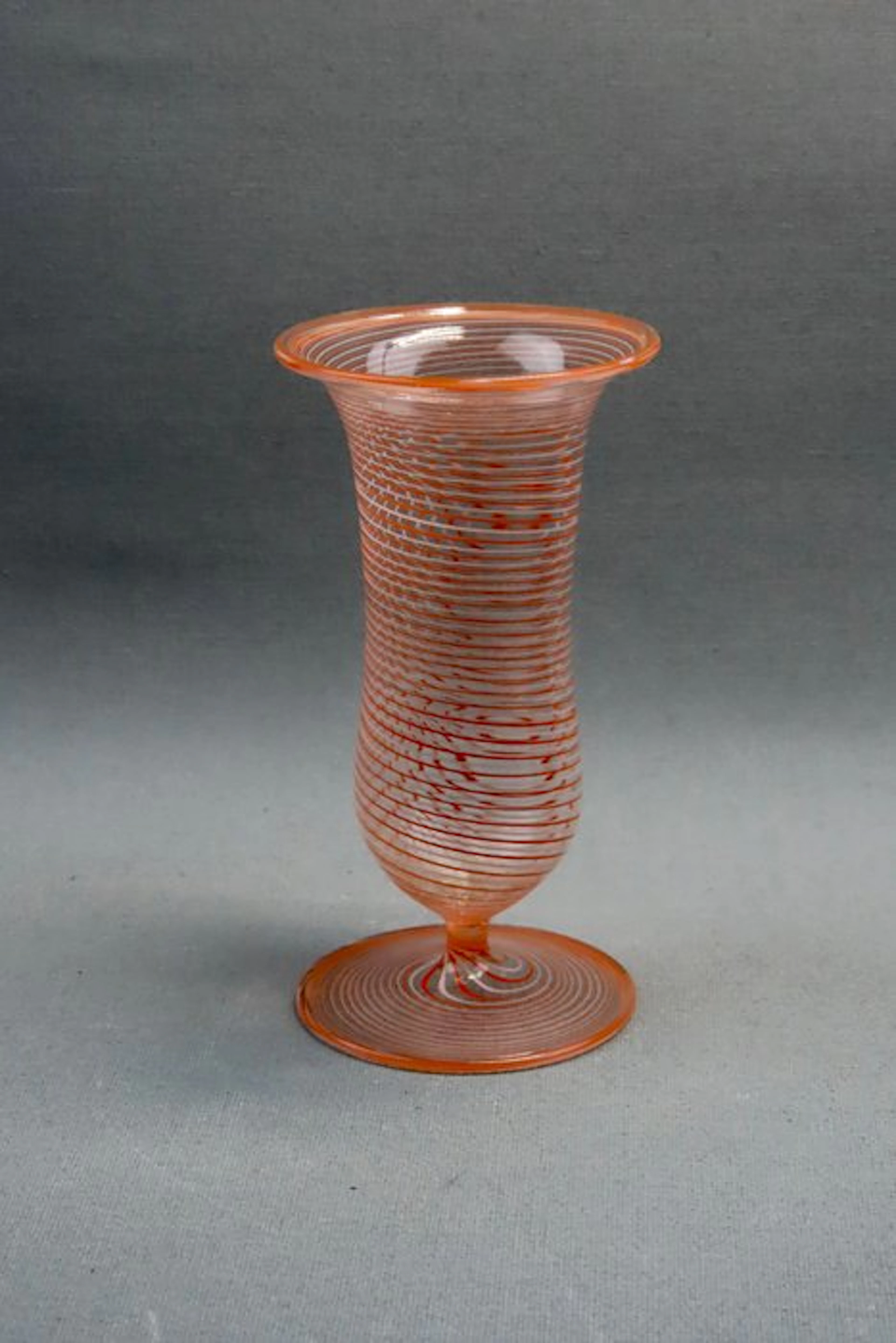 Lauscha Germany - Vase - Glass - Art Deco blown-glass lamp