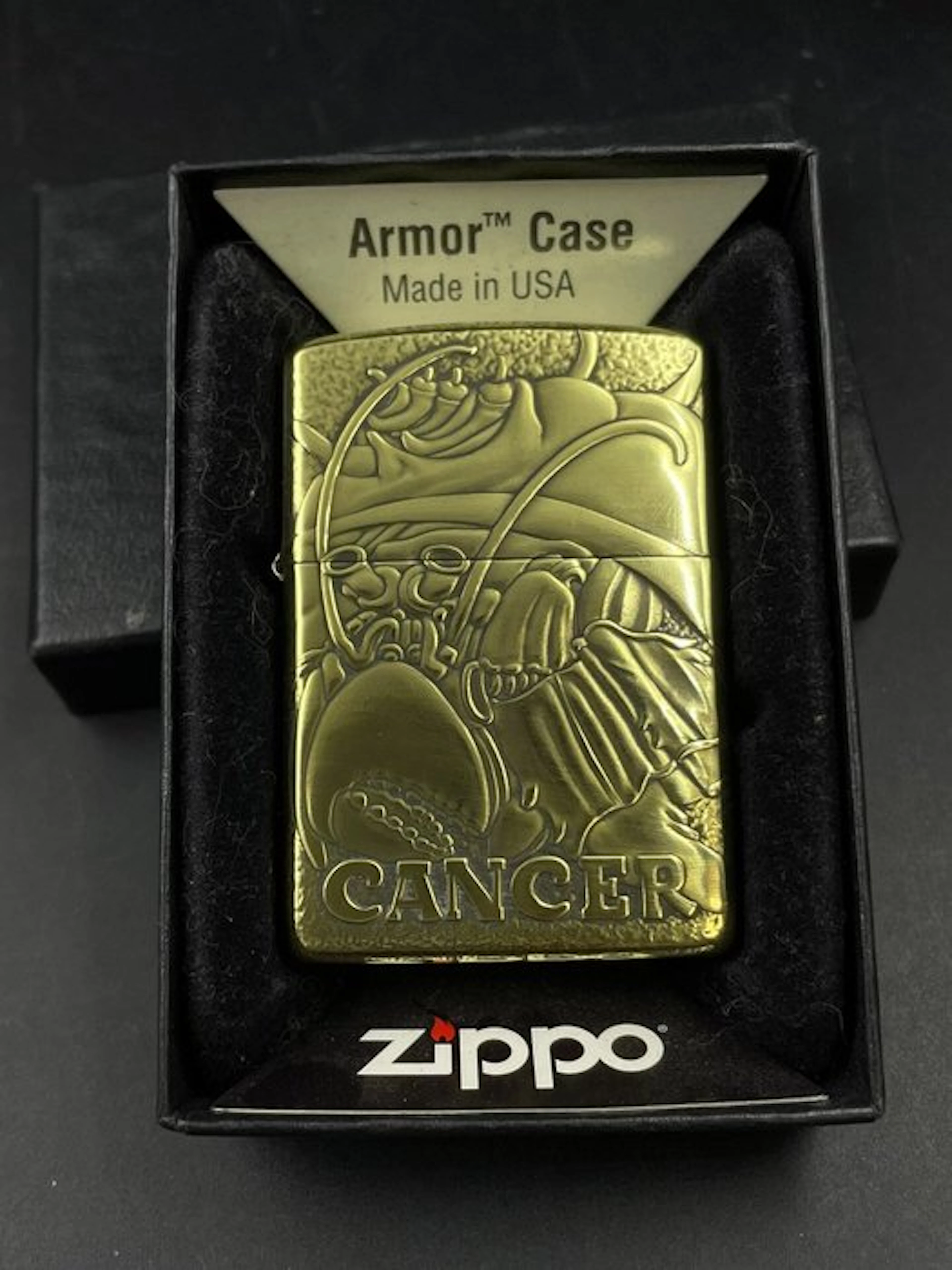 Zippo - Armor Case - No reserve price - Lighter - Brass