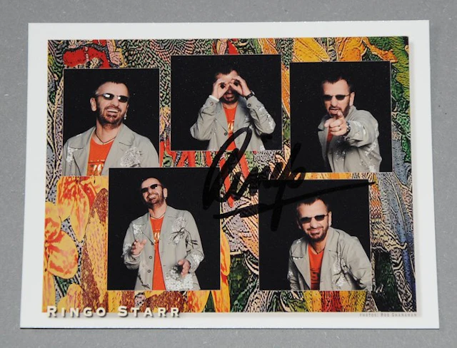 Ringo Starr - Signed rare color Promotion Photo with COA - 2006 - Hand signed