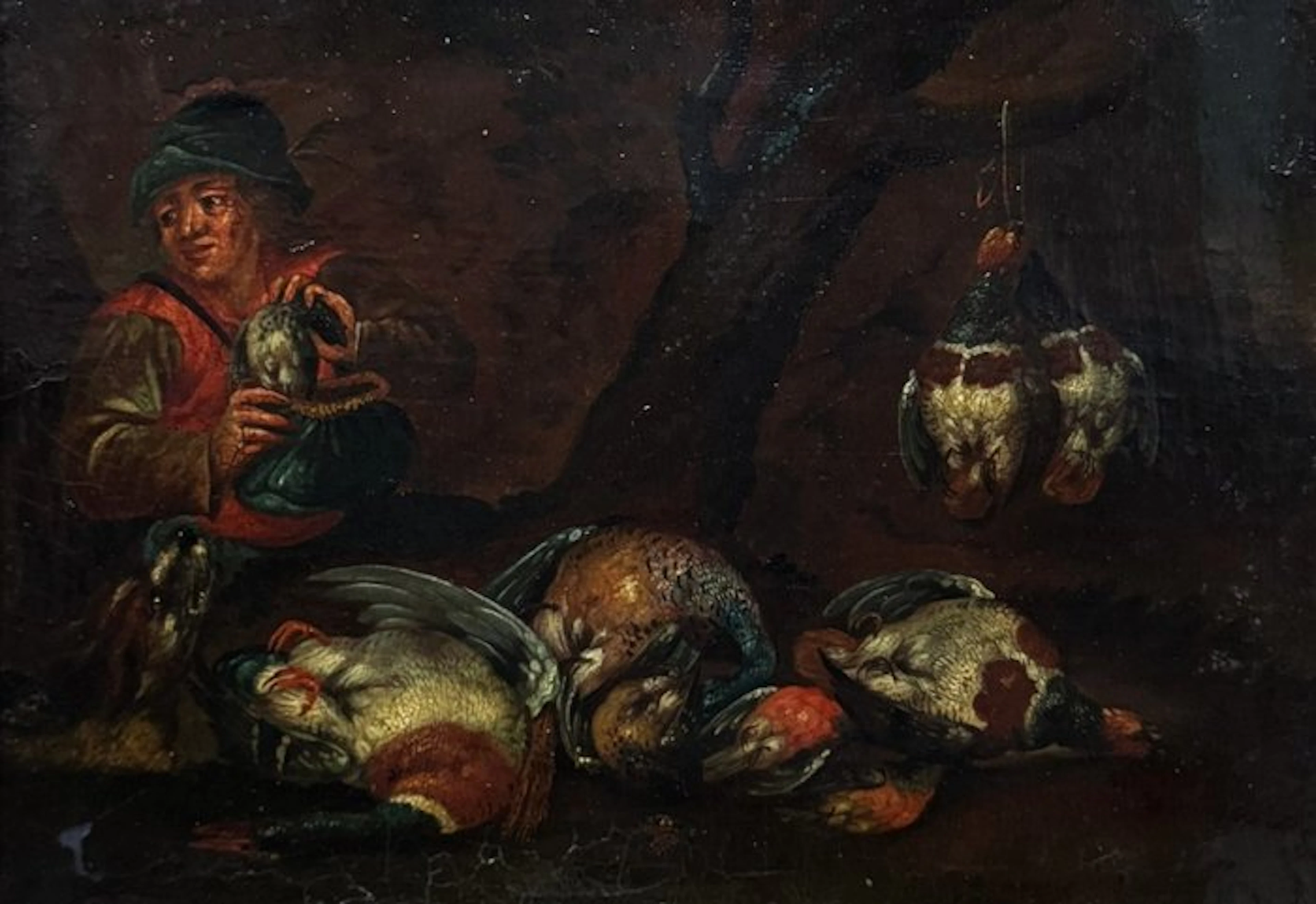 École Hollandaise (XVIII) - Le Voleur de Volailles