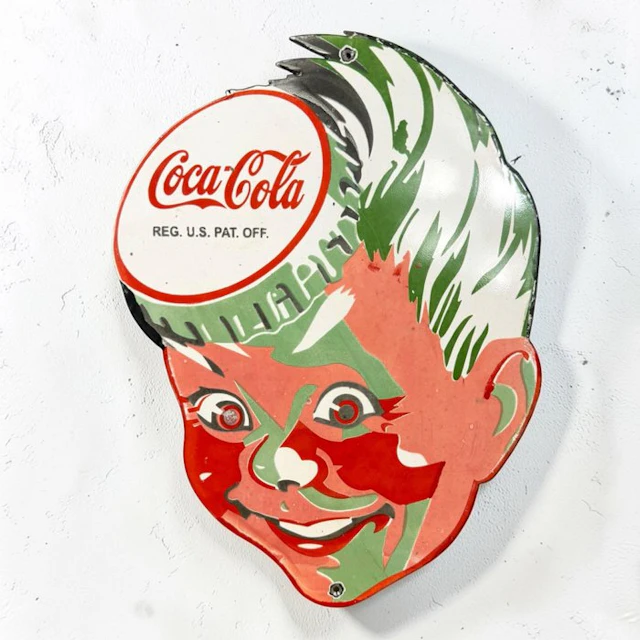 Coca-Cola - Enamel plate - Enamel