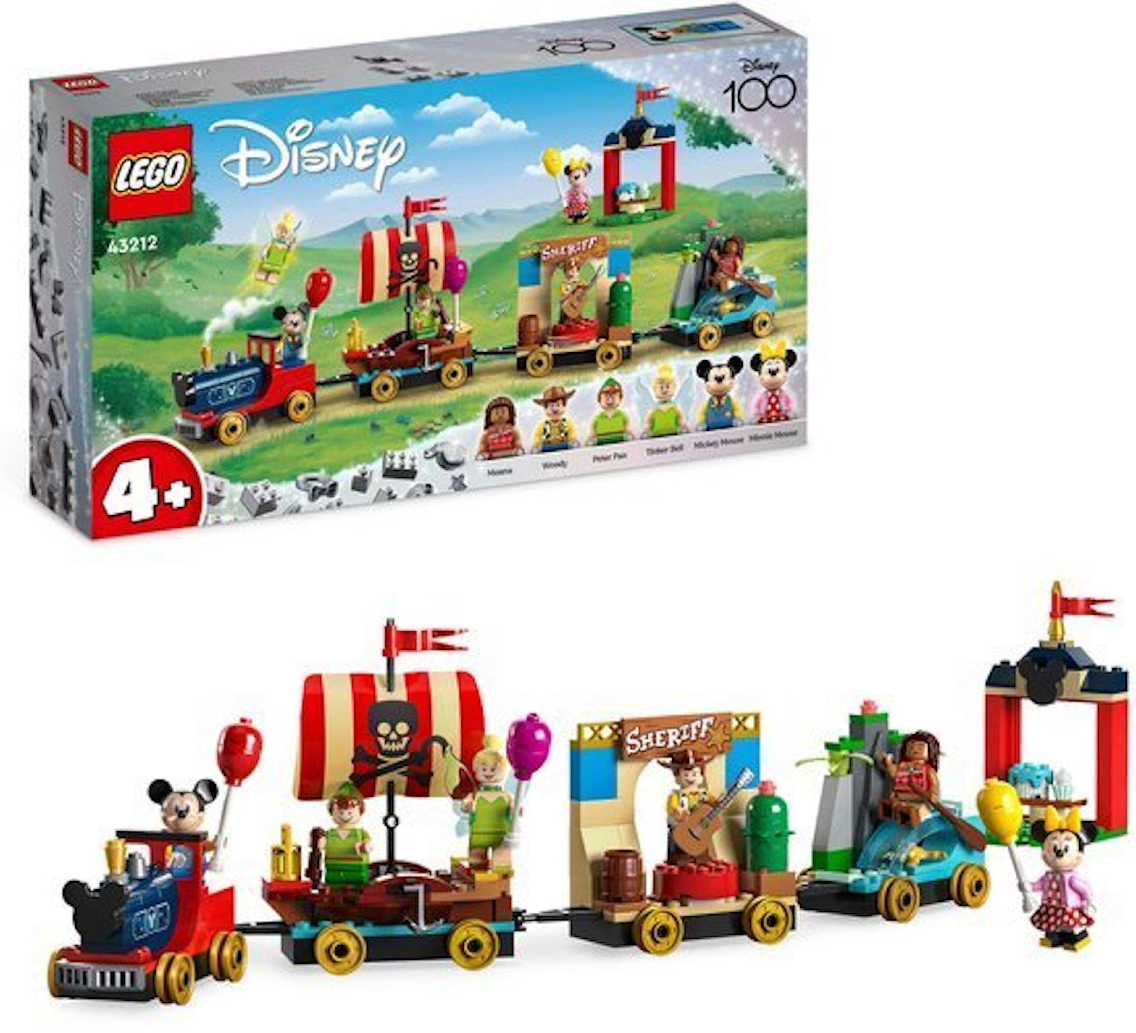 LEGO Set - 43212 - Disney - Disney 100 Feesttrein