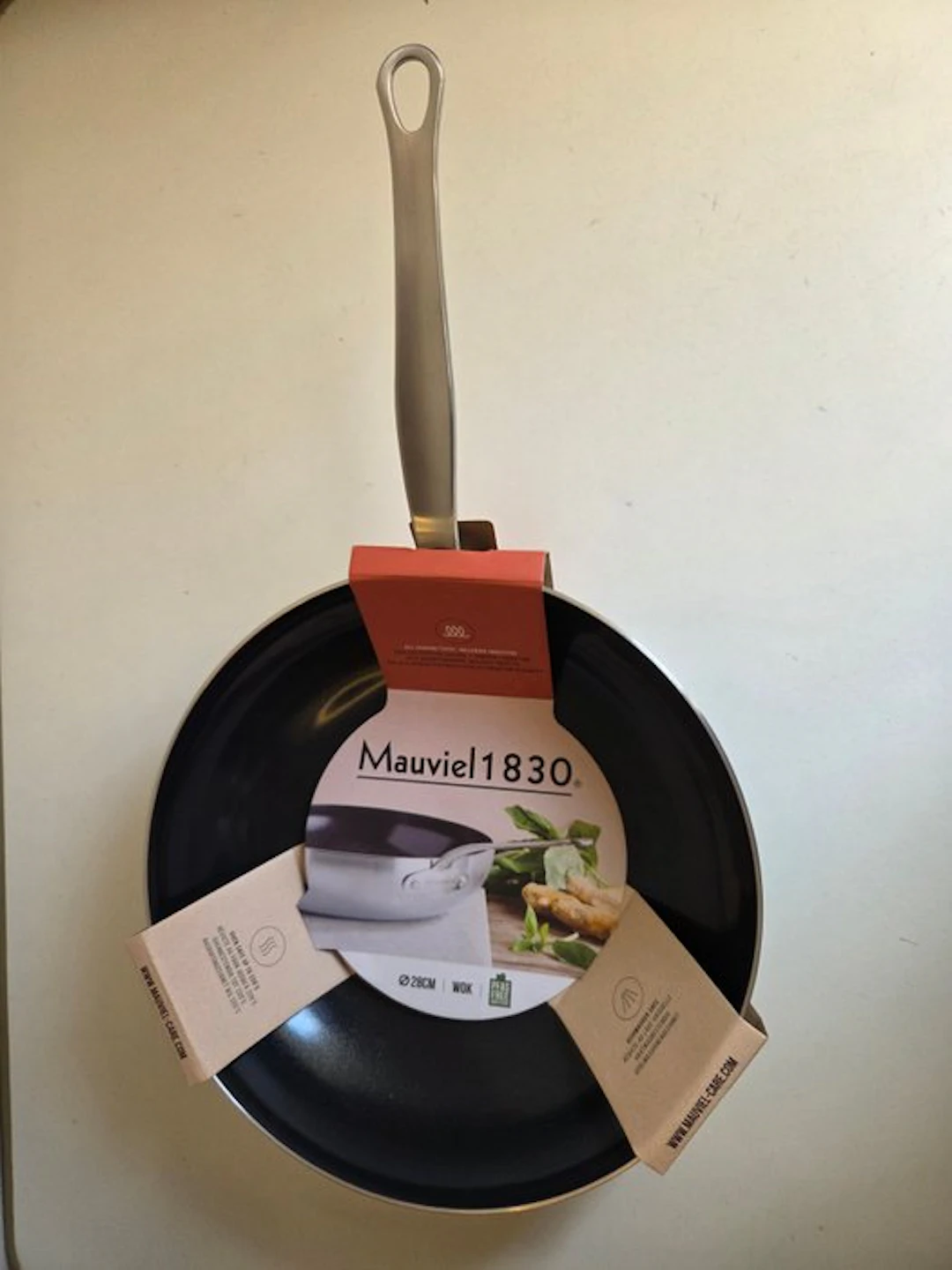 Mauviel - Casserole dish - Mauviel 1830 Wok, 28 cm - Steel, Aluminium