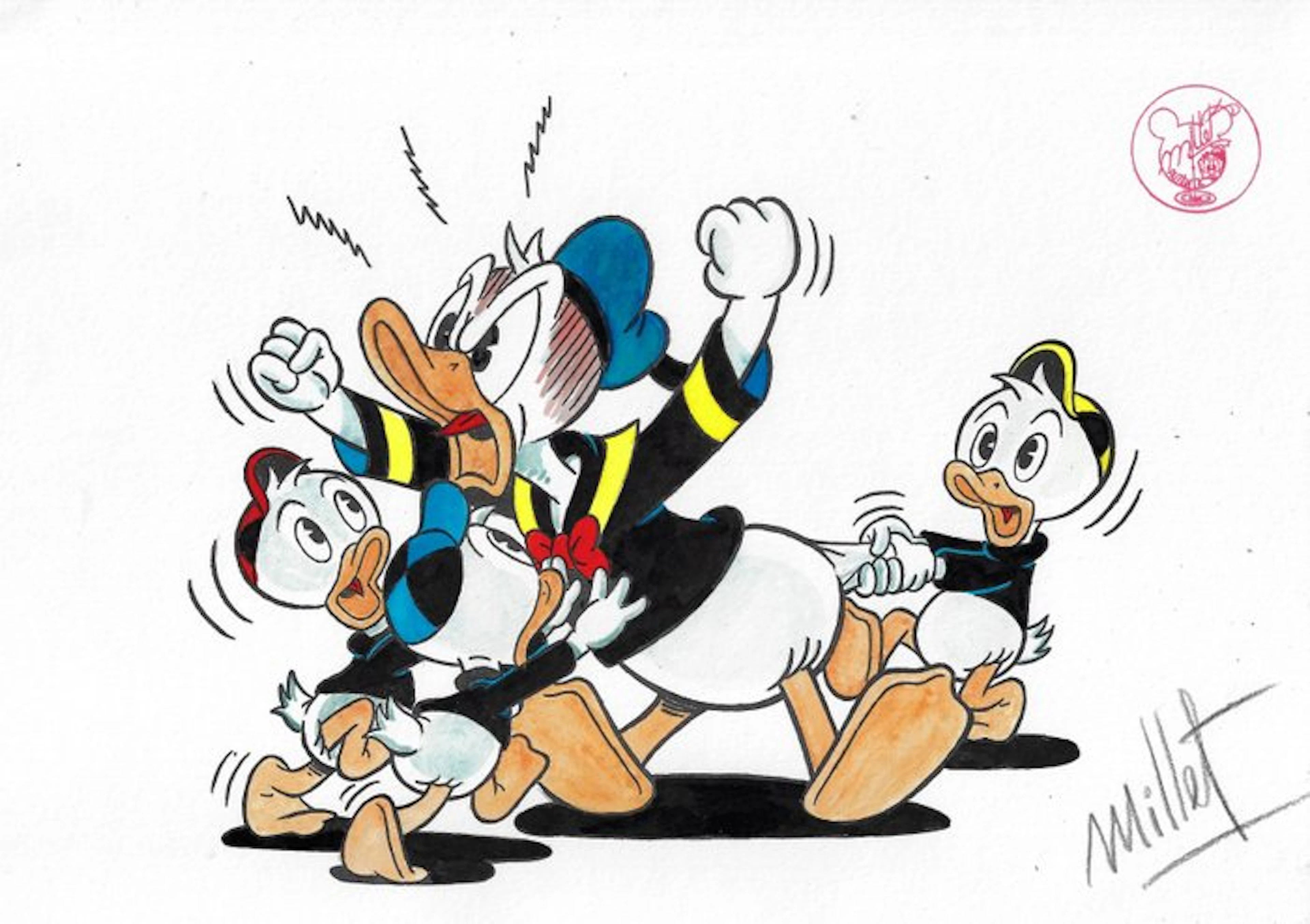 Millet - 1 Original colour drawing - do - 2026
