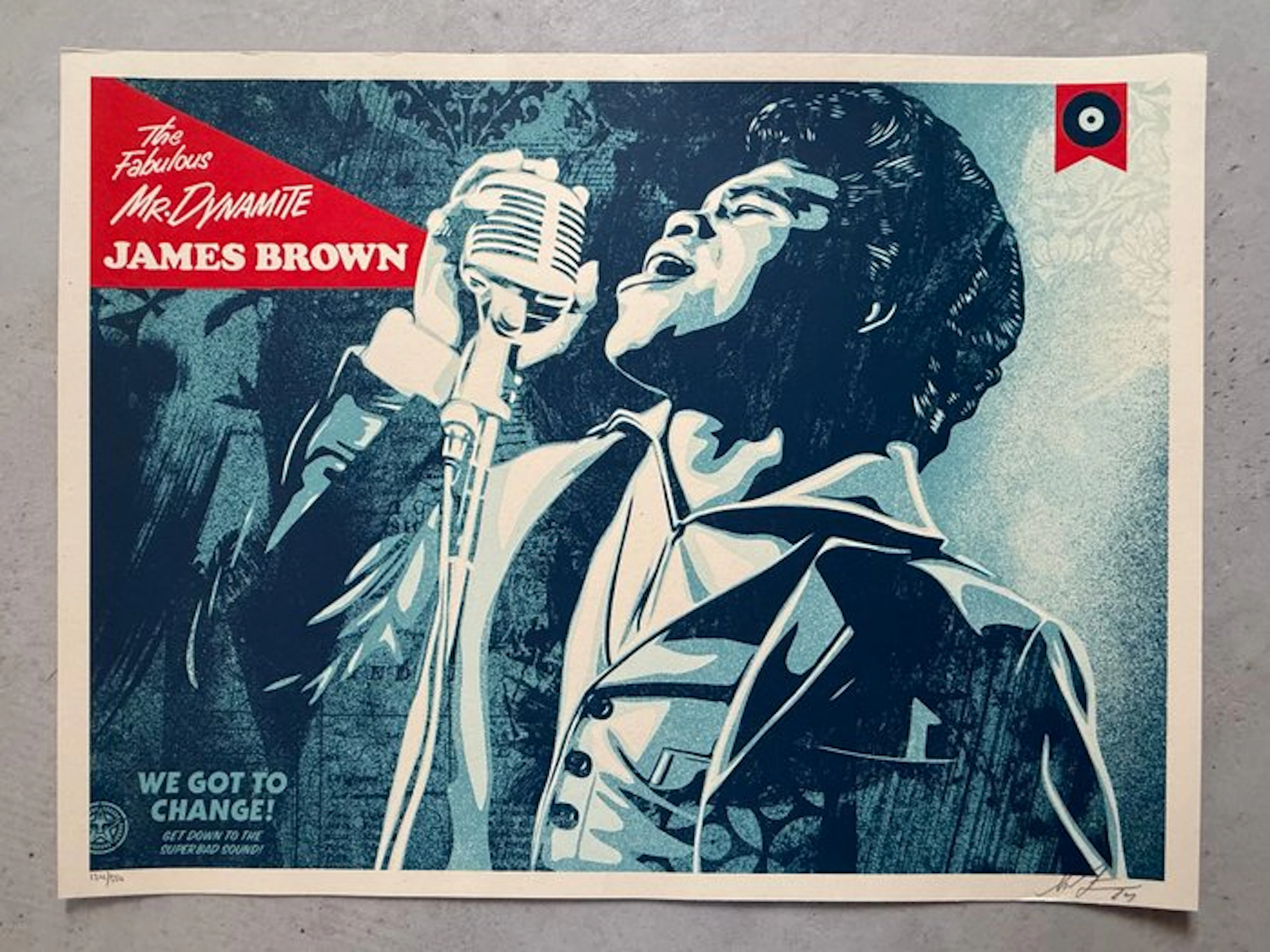Shepard Fairey (OBEY) (1970) - We go to Change : James Brown