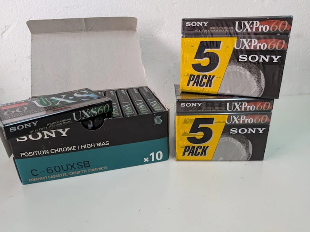 Sony - UX-S 60 - UX-Pro 60 Blank audio cassette - Multiple models