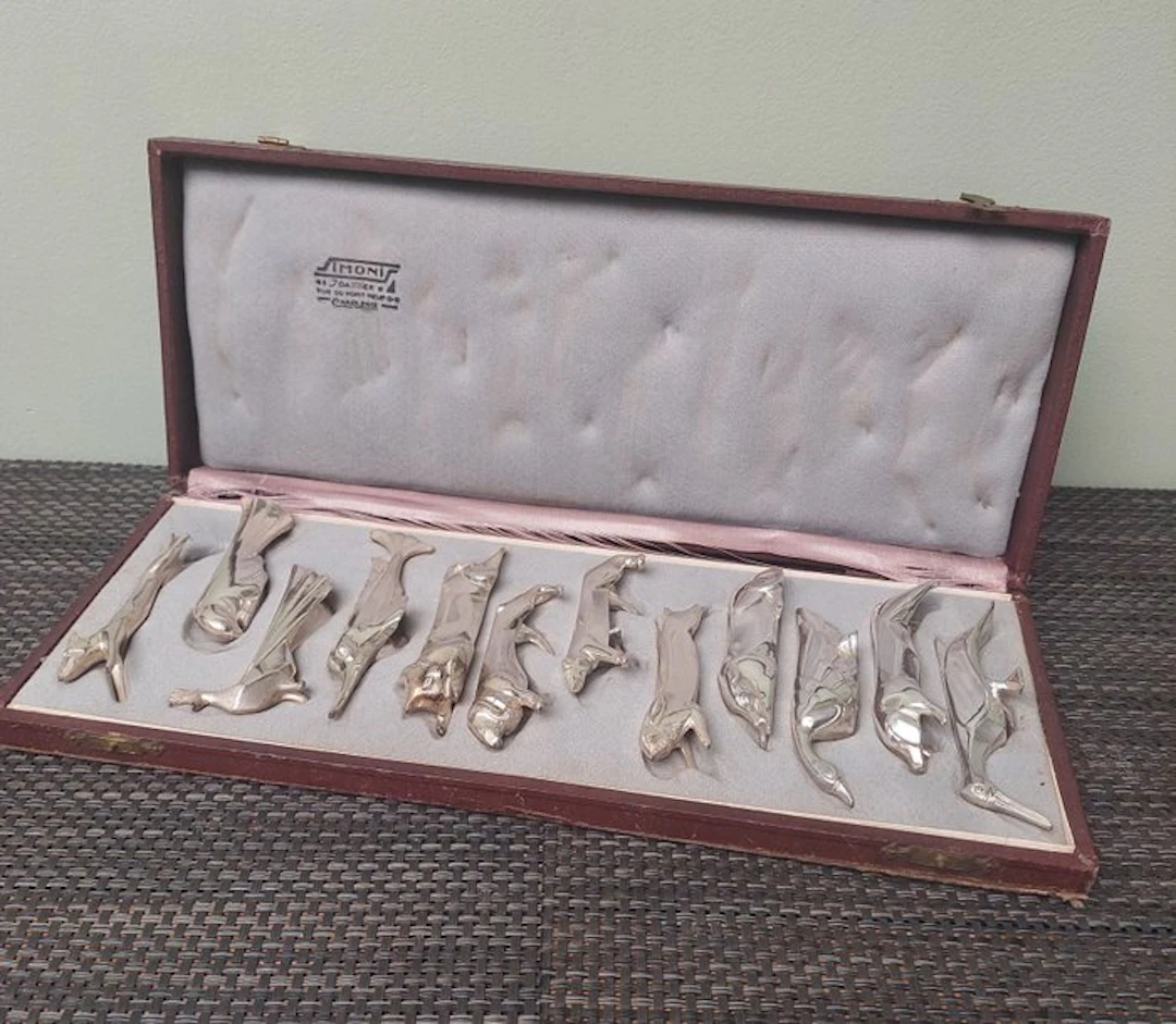 Gallia - Edourd Marcel Sandoz - Knife rest - Silver metal