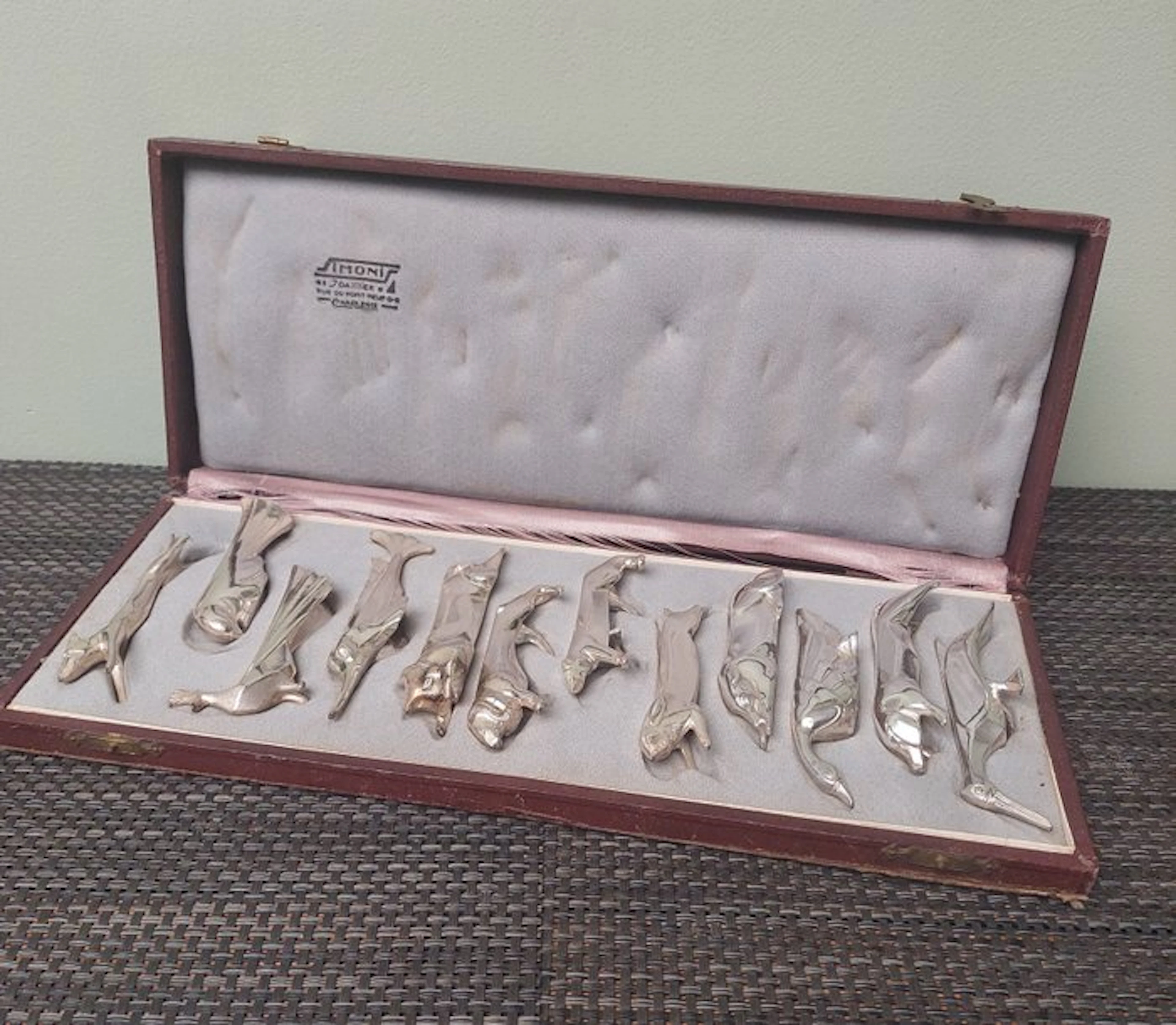 Gallia - Edourd Marcel Sandoz - Knife rest - Silver metal