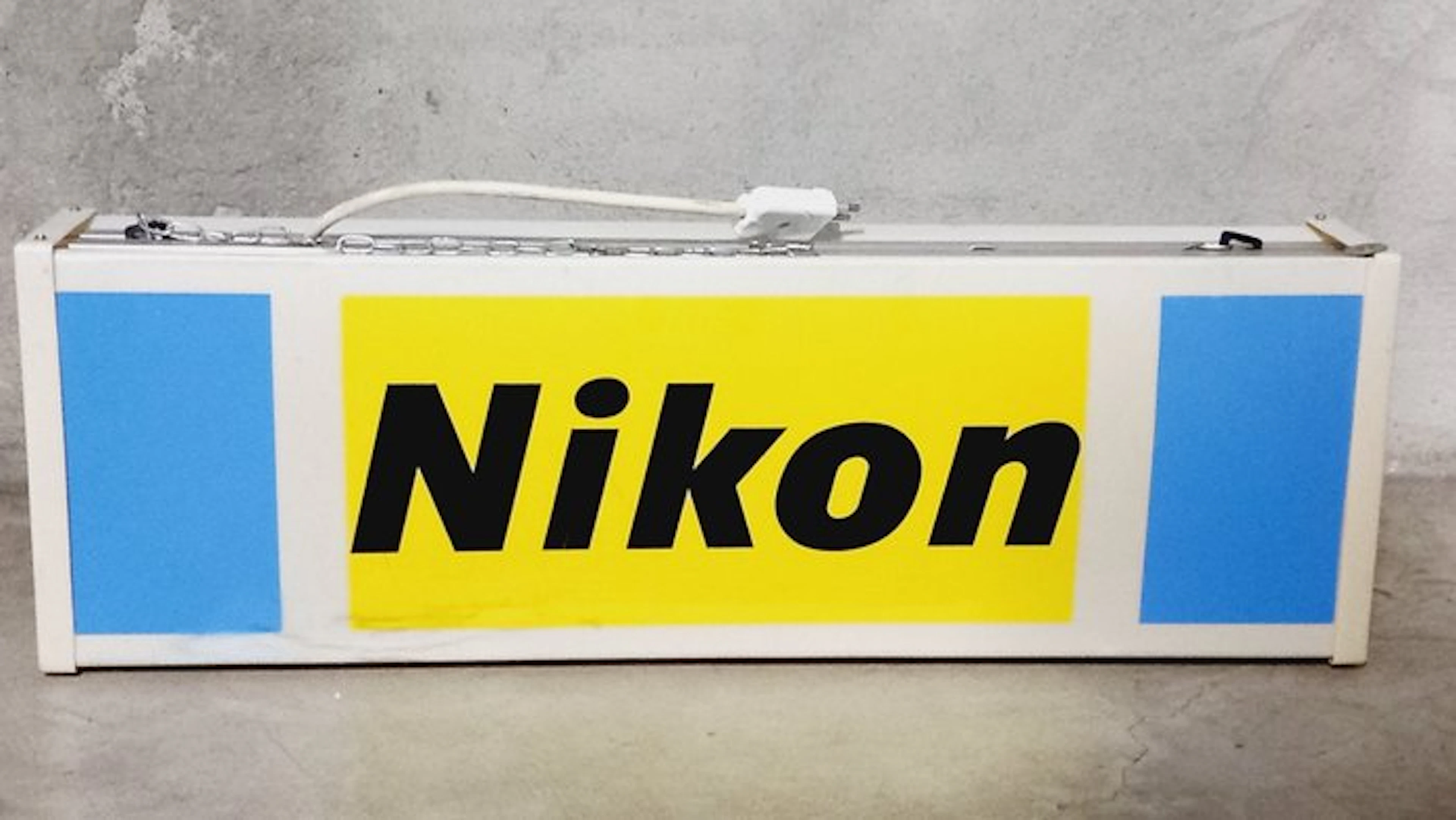 Luminous Bifacial 1980s - NIKON - Lighted sign - Plastic