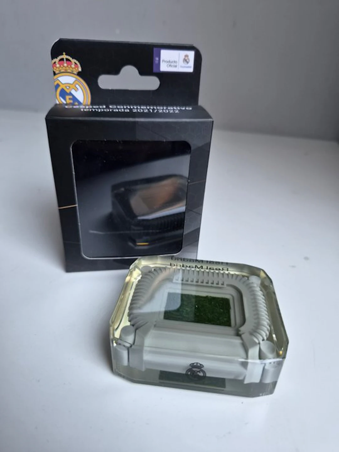 Real Madrid patch of grass at the Santiago Bernabéu.