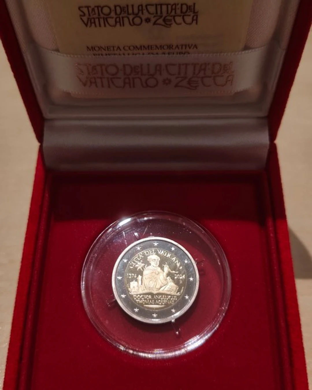 Vatican. 2 Euro 2024 "San Tommaso D'Aquino" Proof (No reserve price)
