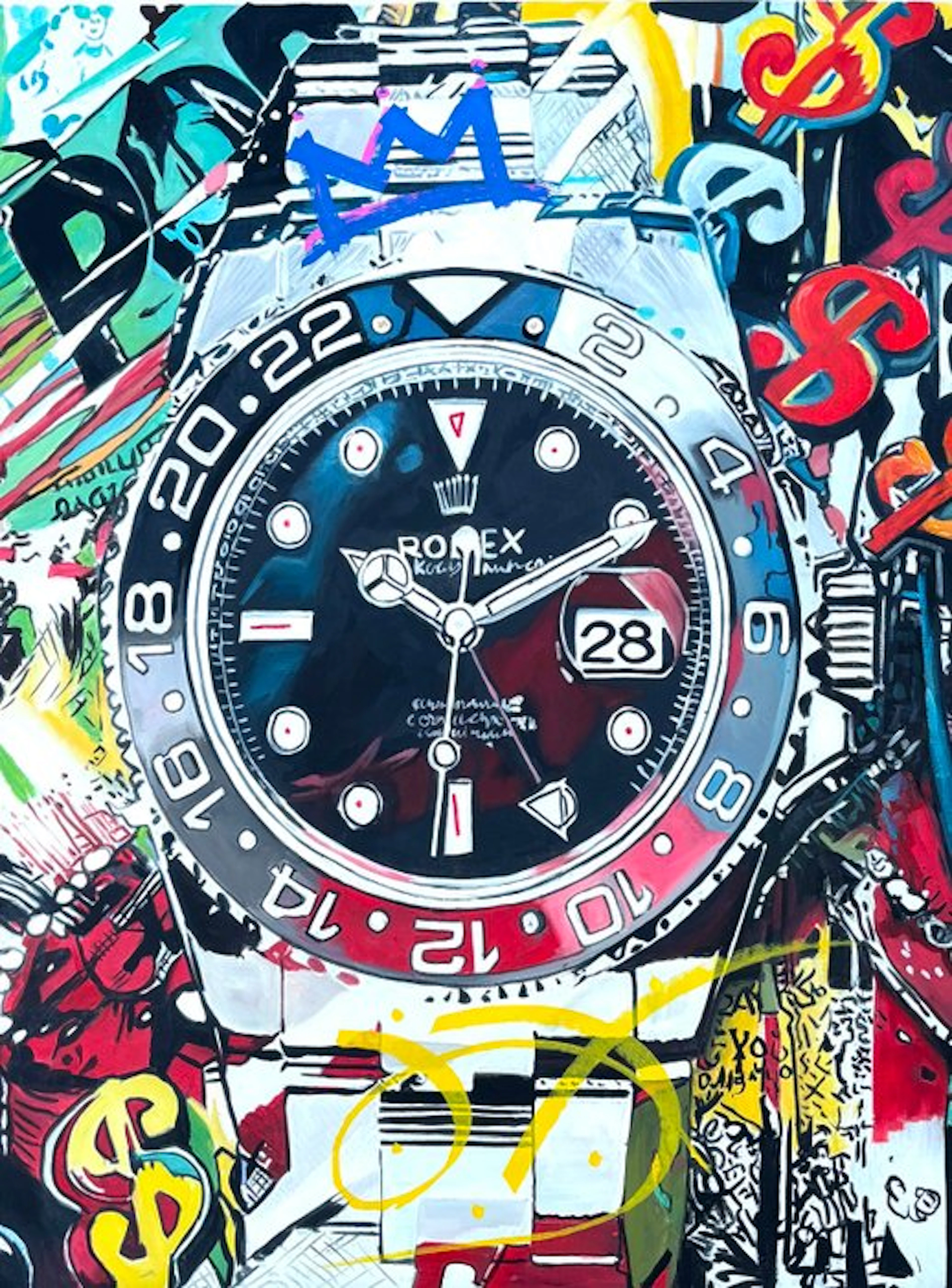 Jean Le Gall (1969) - 100% Hand Painted-Trophée Rolex