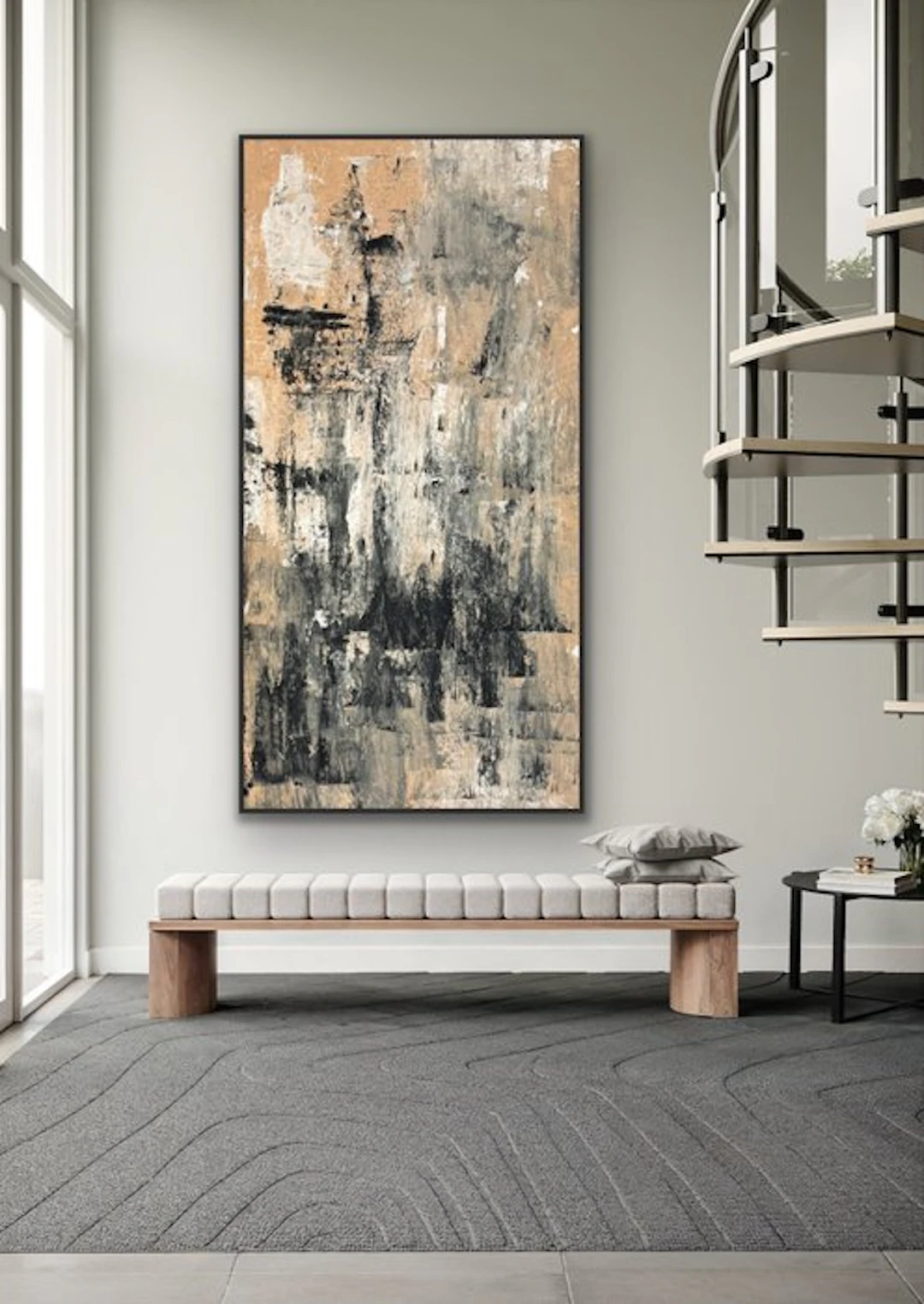 MH7STUDIO (1996) - Aldea de desierto XXXL - Abstract art