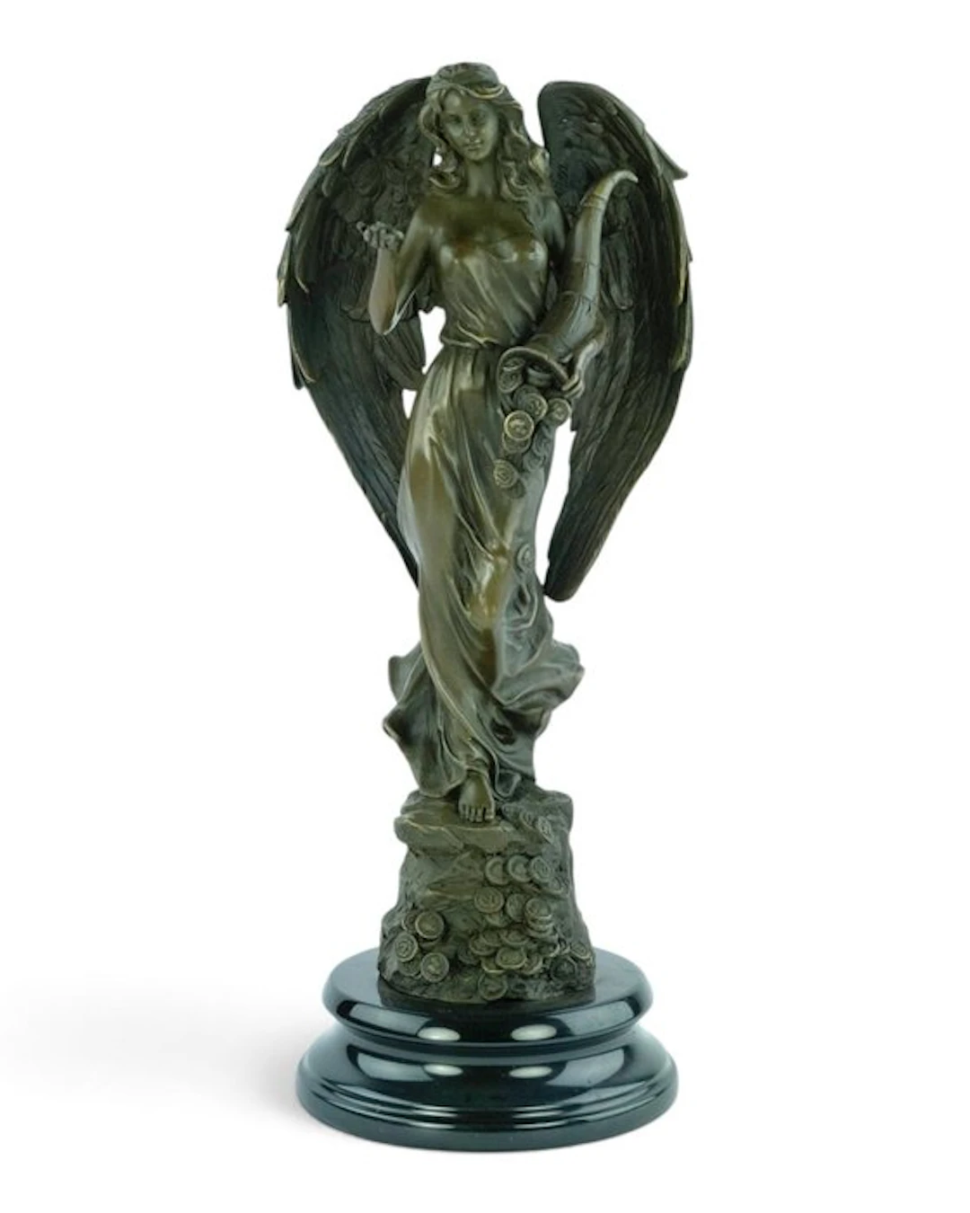 Milo (1910-1978) - Sculpture, Fortuna - Goddess of Luck - 33 cm -