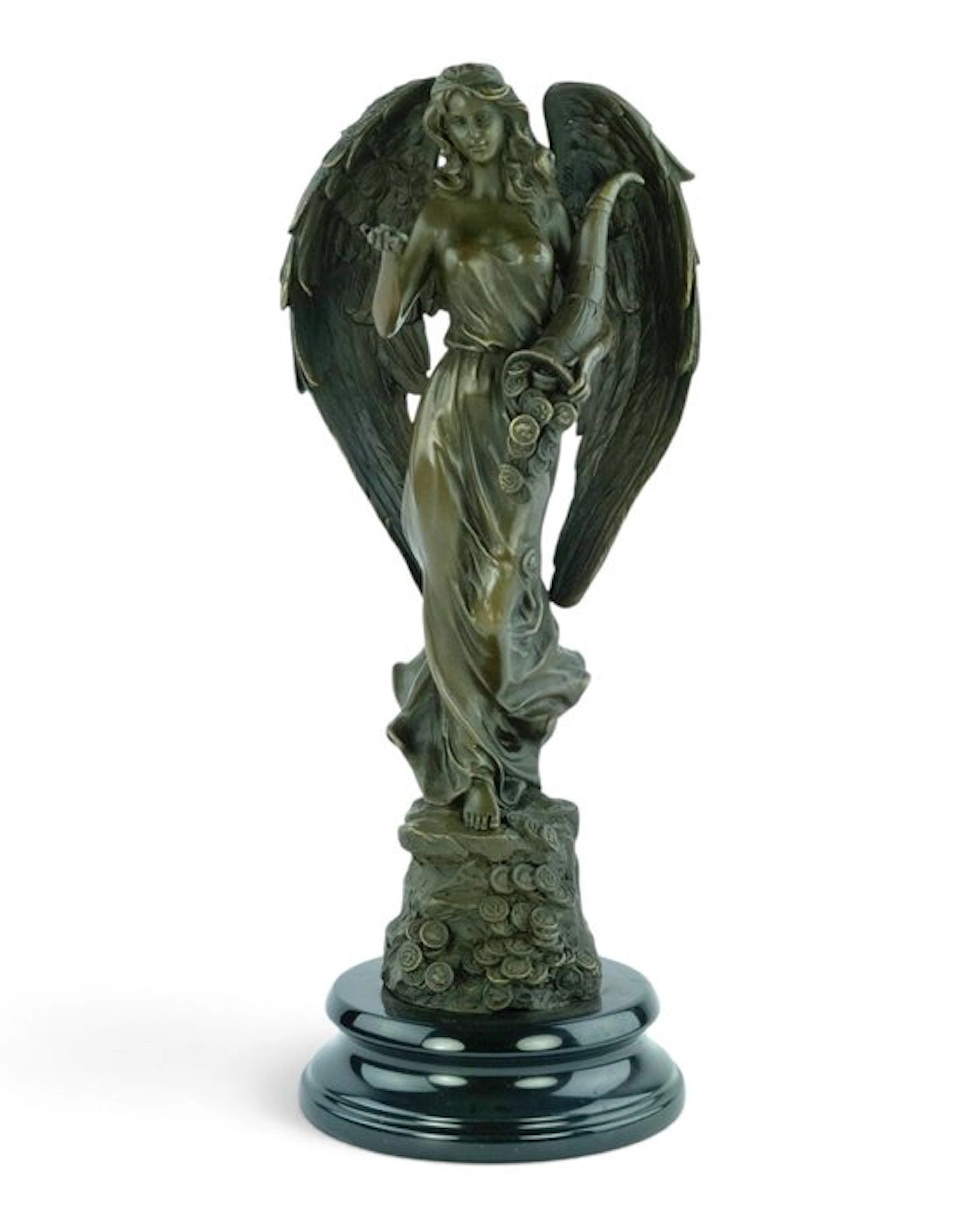Milo (1910-1978) - Sculpture, Fortuna - Goddess of Luck - 33 cm -