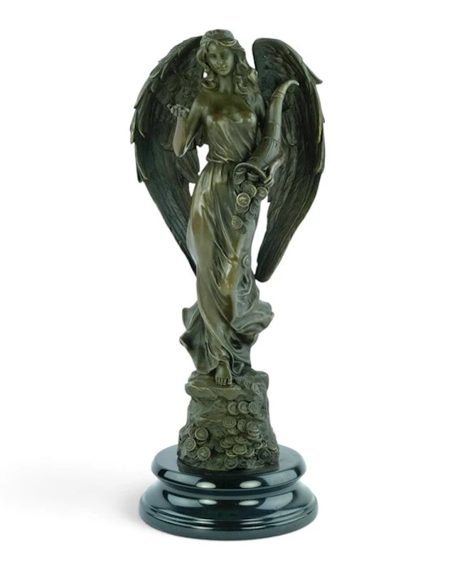 Milo (1910-1978) - Sculpture, Fortuna - Goddess of Luck - 33 cm -