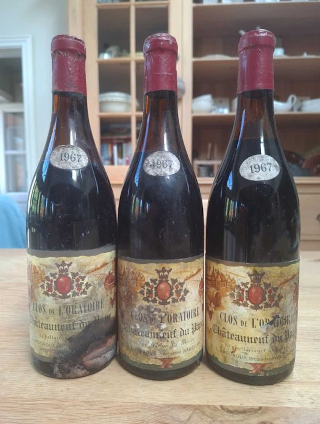 1967 Clos de L'Oratoire - Châteauneuf-du-Pape - 3 Bottles (0.75L)