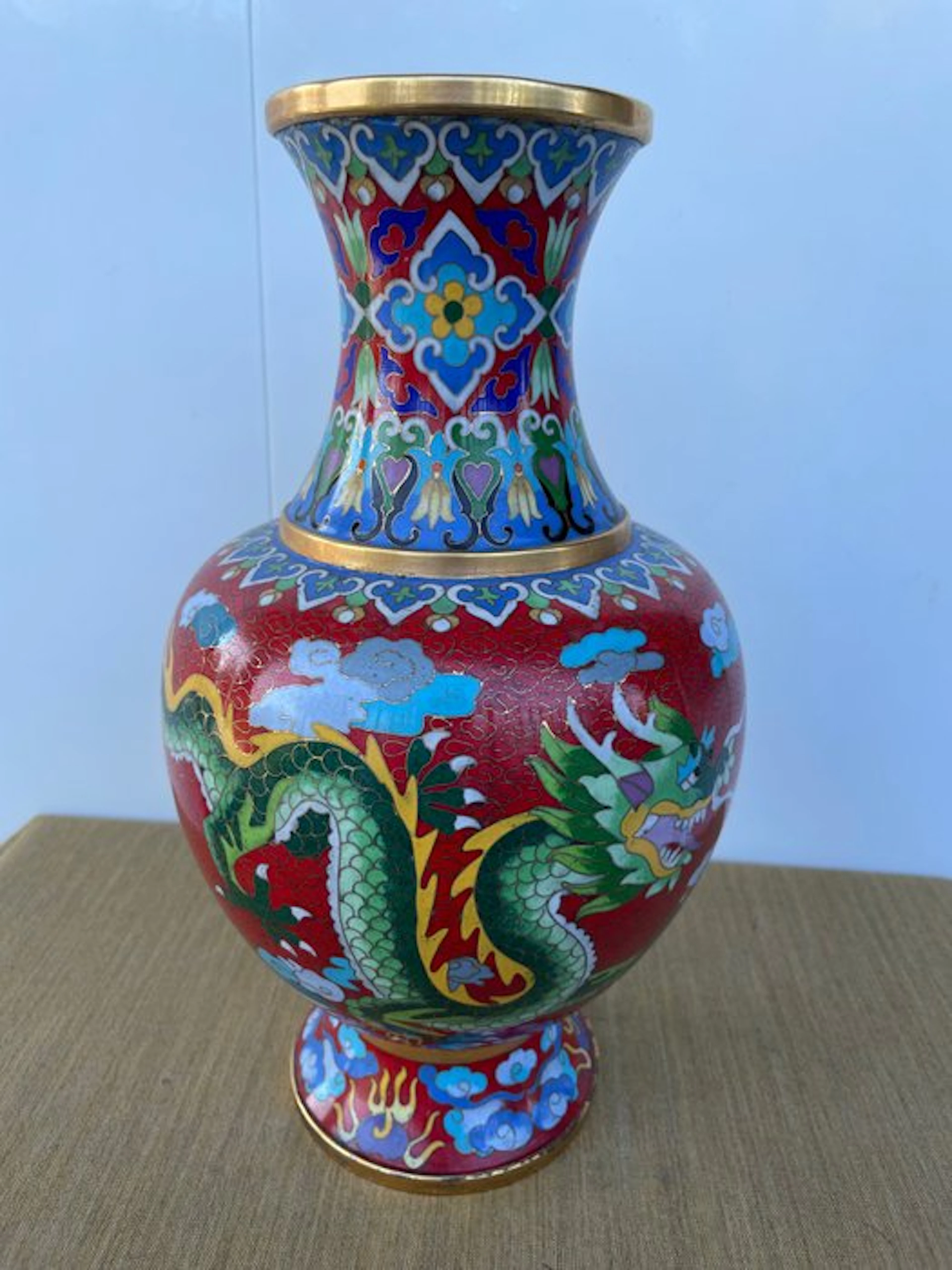 Vase - Bronze, Cloisonné enamel - China (No reserve price)