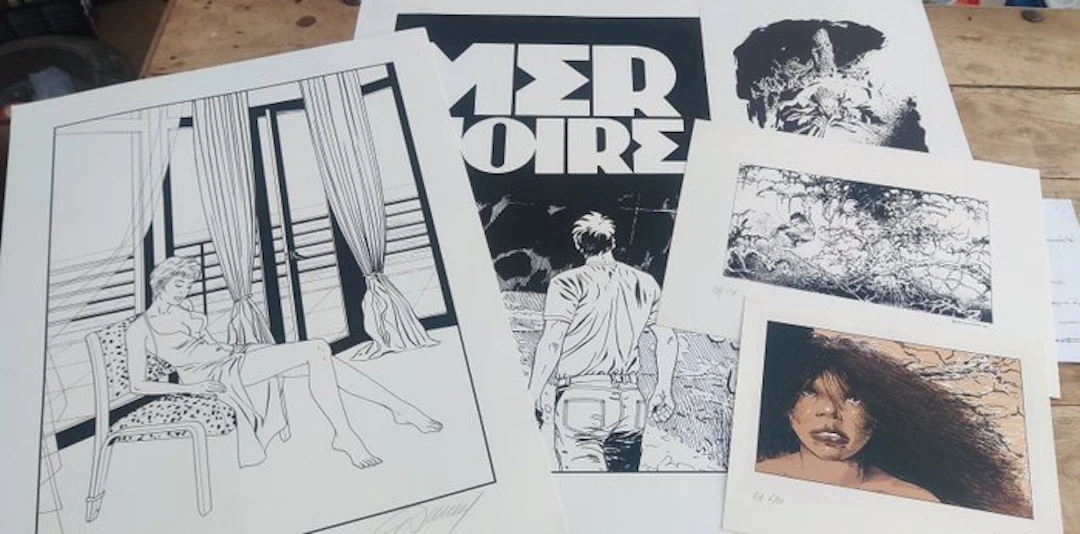 Jessica Blandy / Largo Winch / Hausman - 5 Serigraphies - Limited edition