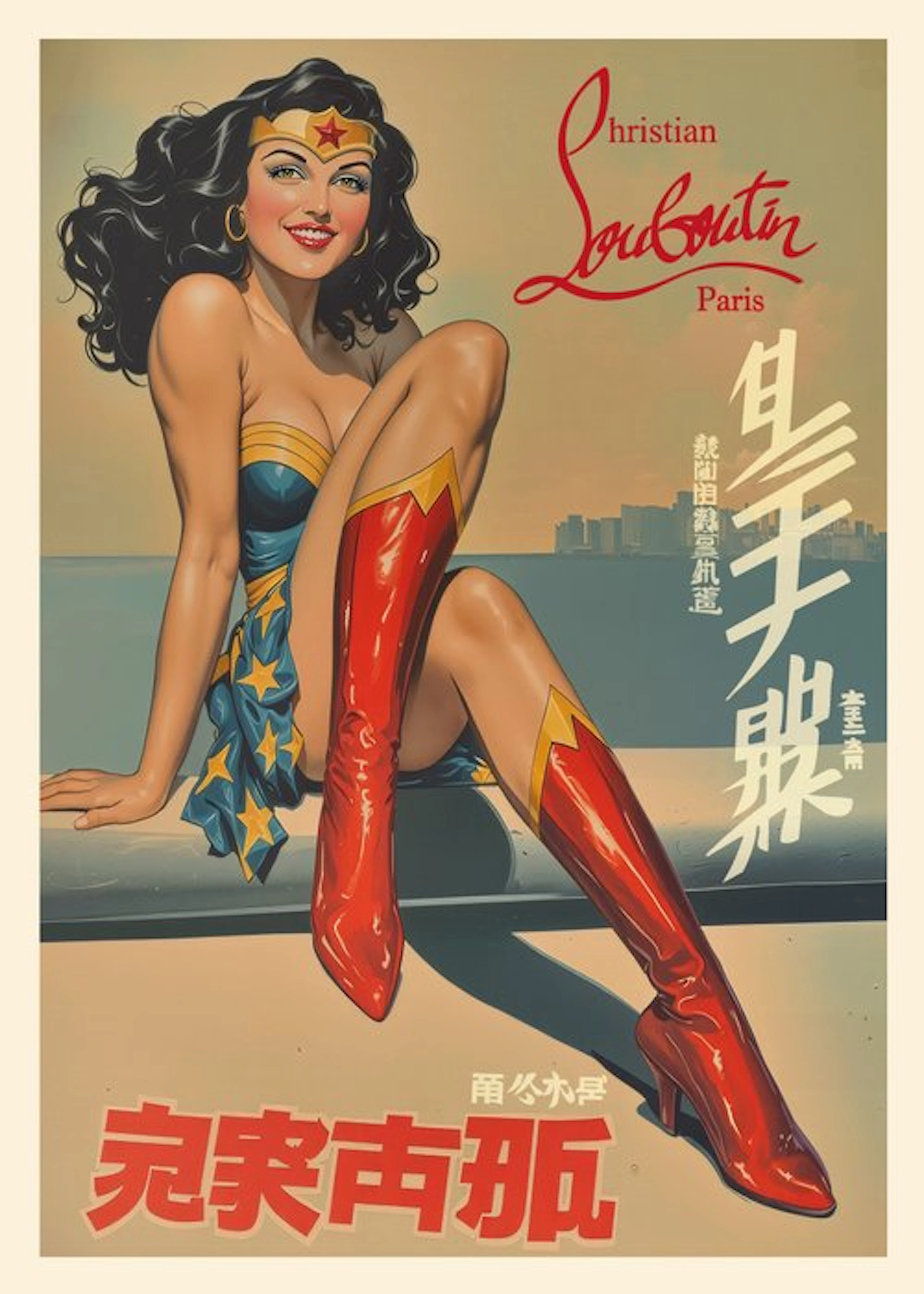 Kobalt - Louboutin - Wonder Woman (Galaxy Advertising series)