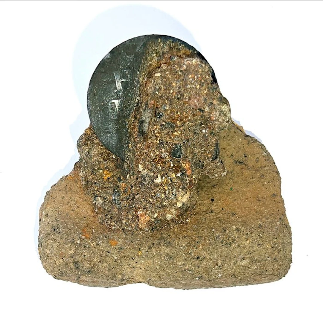 Netherlands. Holland Mini schatvondst dubbele stuiver (incl. concretie)