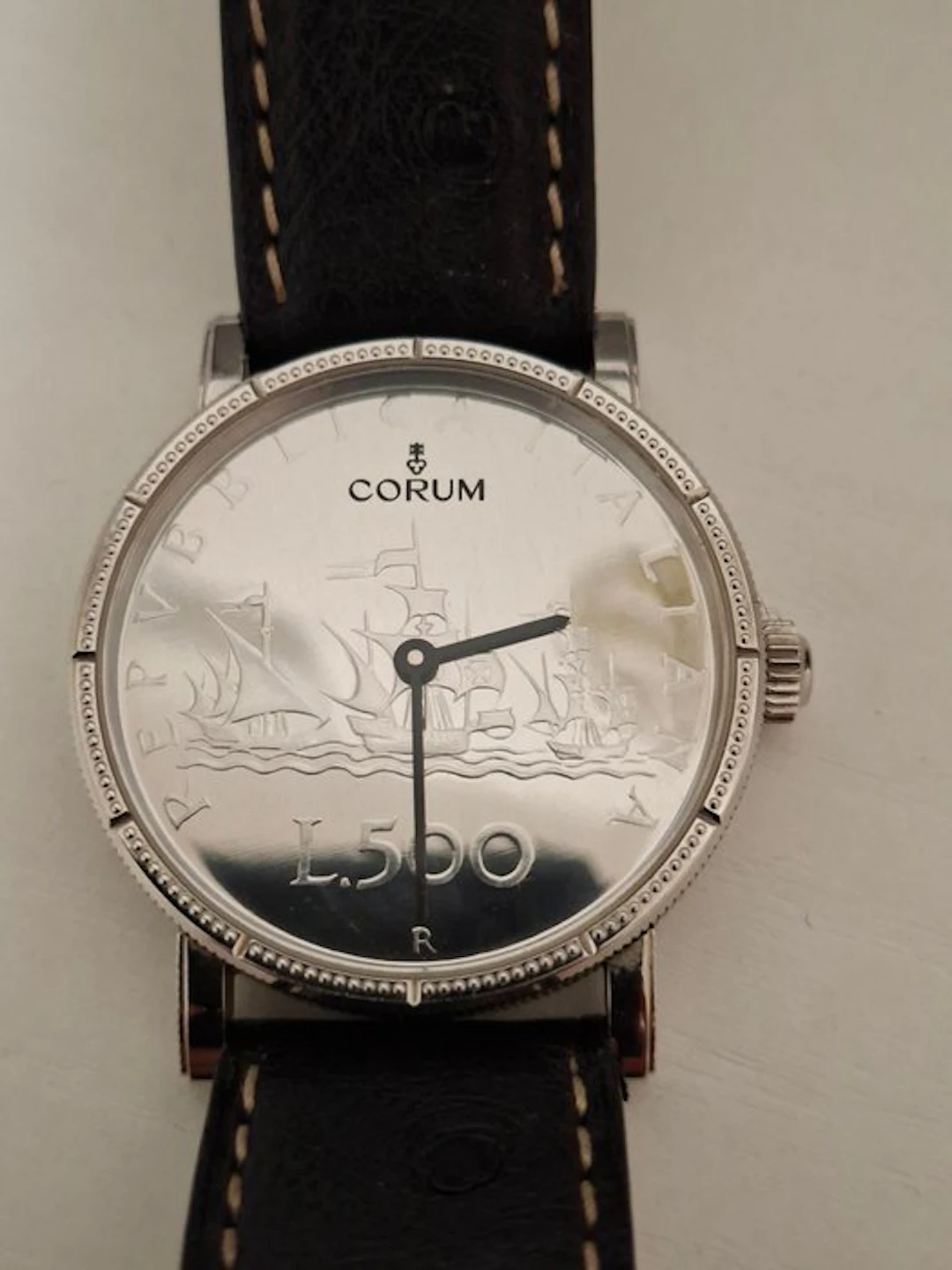 Corum - Artisans Coin Watch "Tribute to Lira" — 500 Lire...
